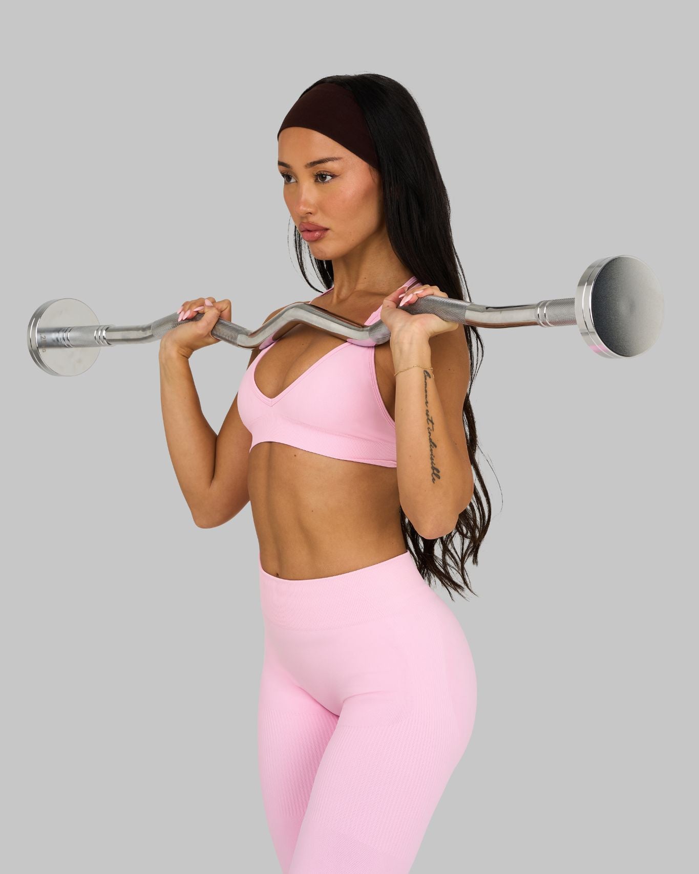 Elevate V-Neck Sculpt Seamless Bra | Candy Pink