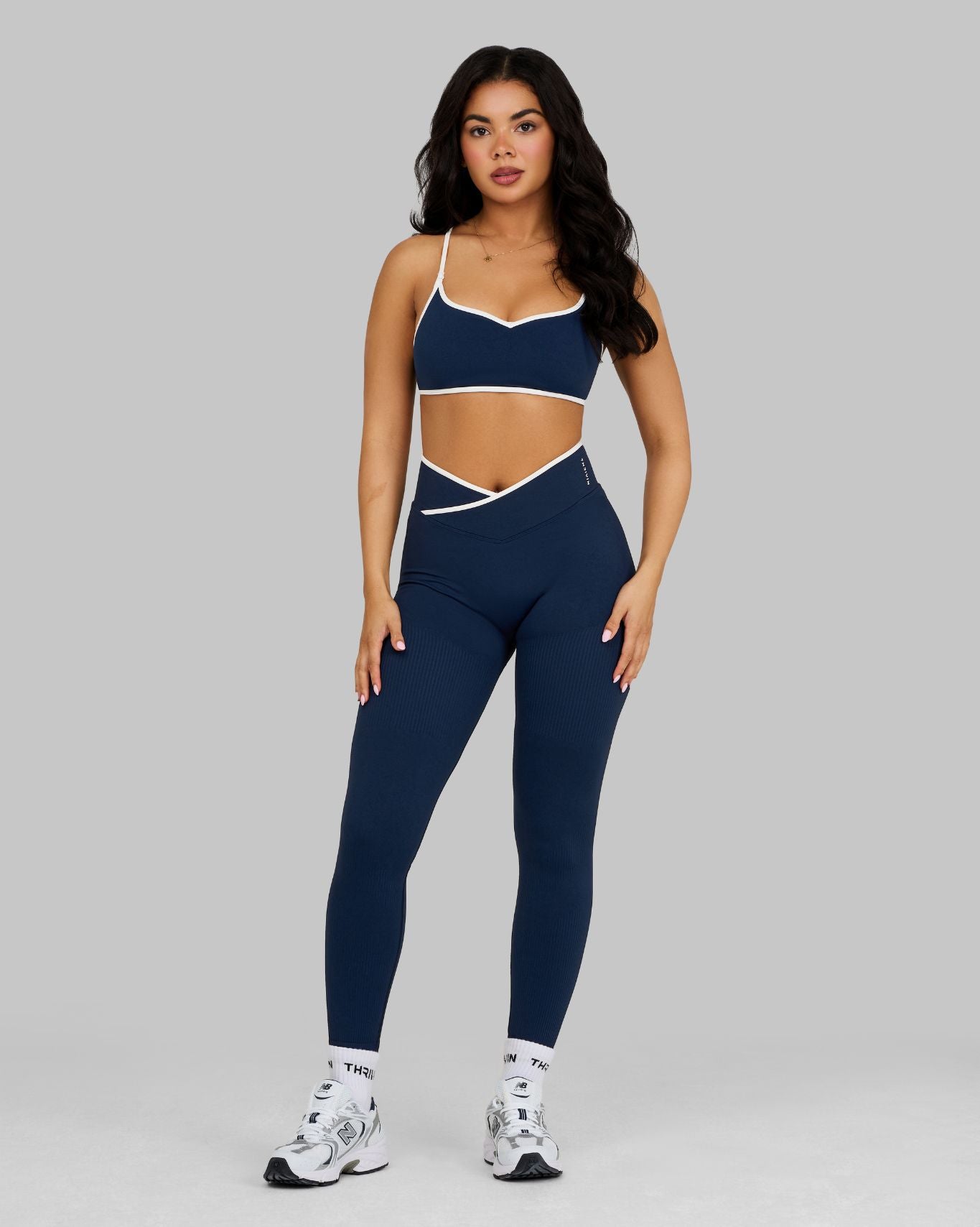 Outline V-Waist Leggings | Midnight Navy