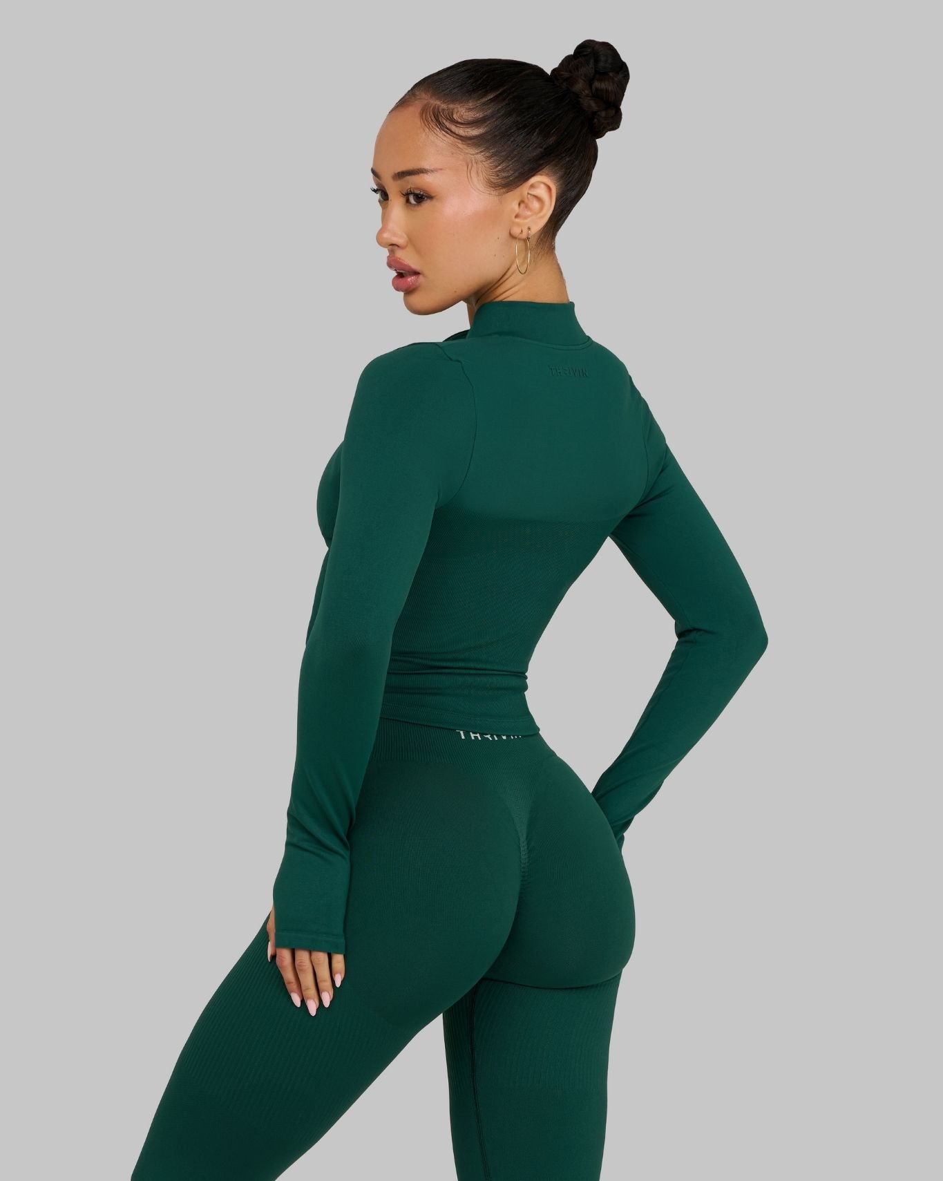 Elevate Sculpt Shapewear Jacket | Pine Green