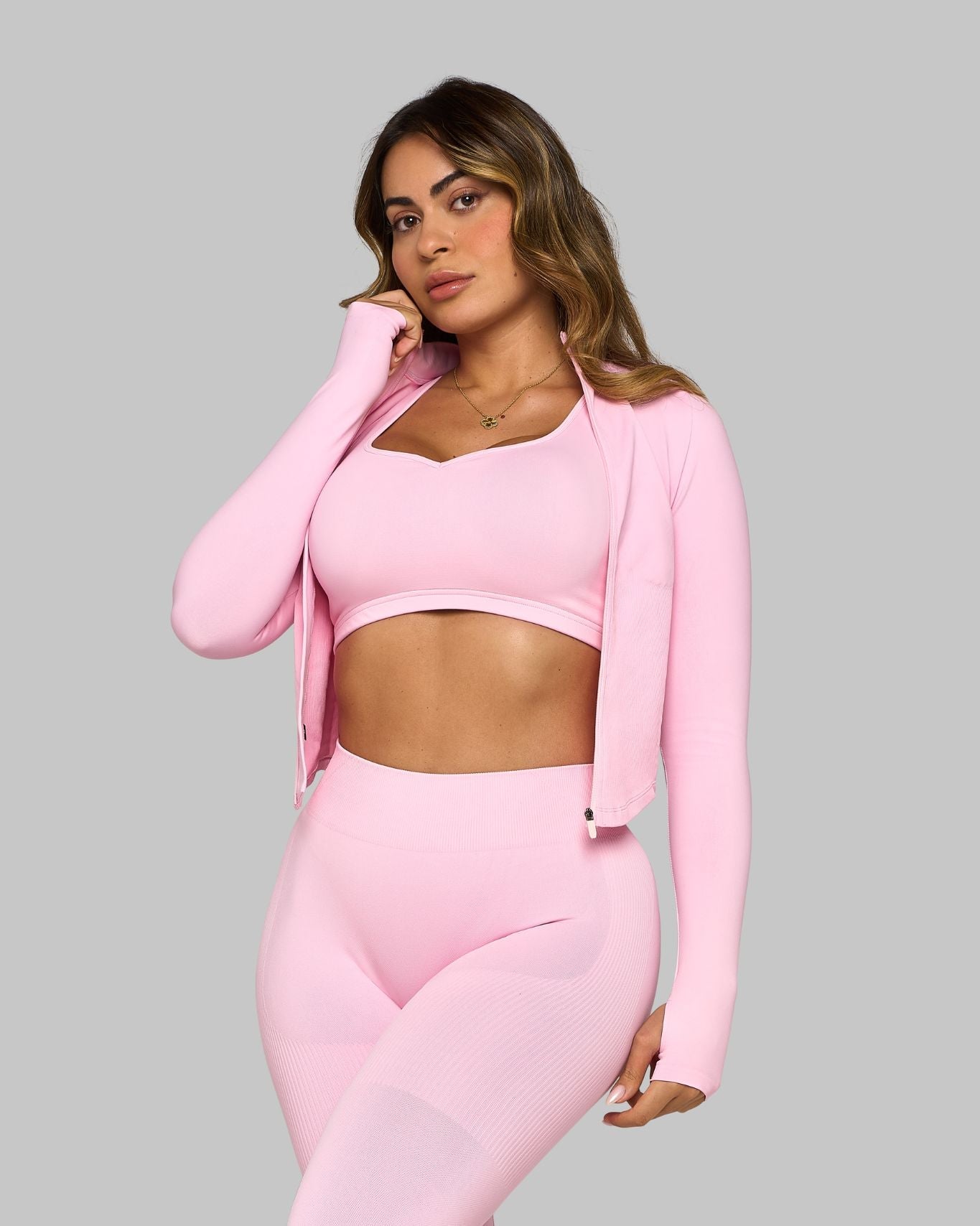 Elevate Sculpt Shapewear Jacket | Candy Pink