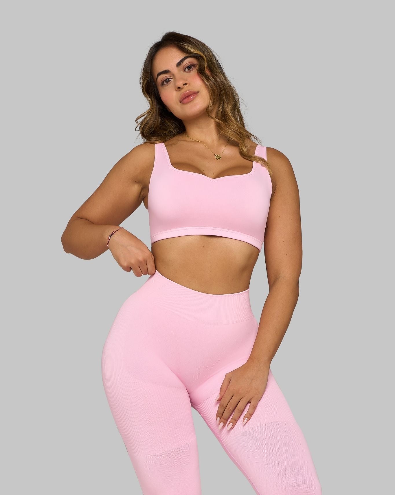 Elevate Sweetheart Impact Bra | Candy Pink