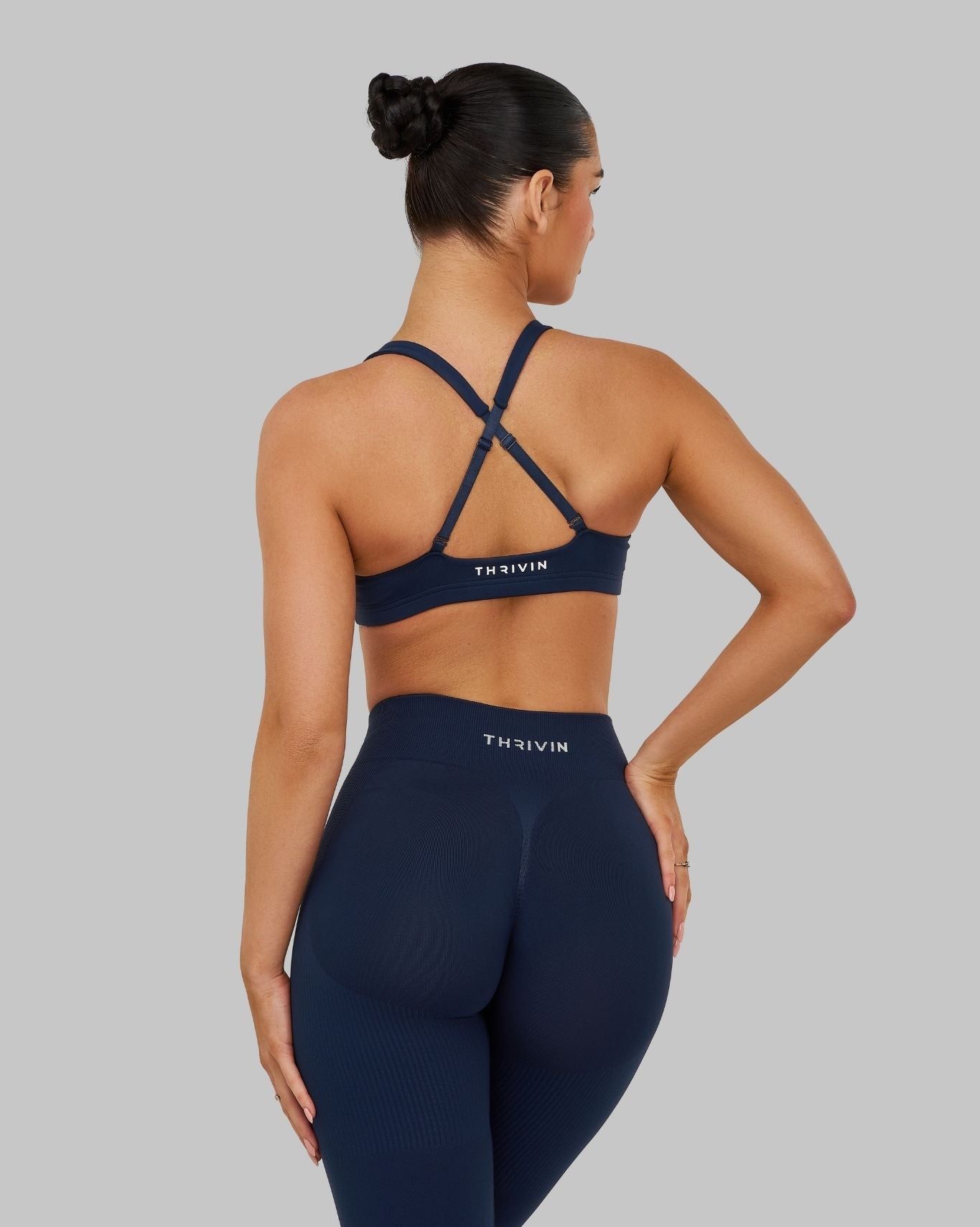 Elevate Medium Impact Bra | Midnight Navy