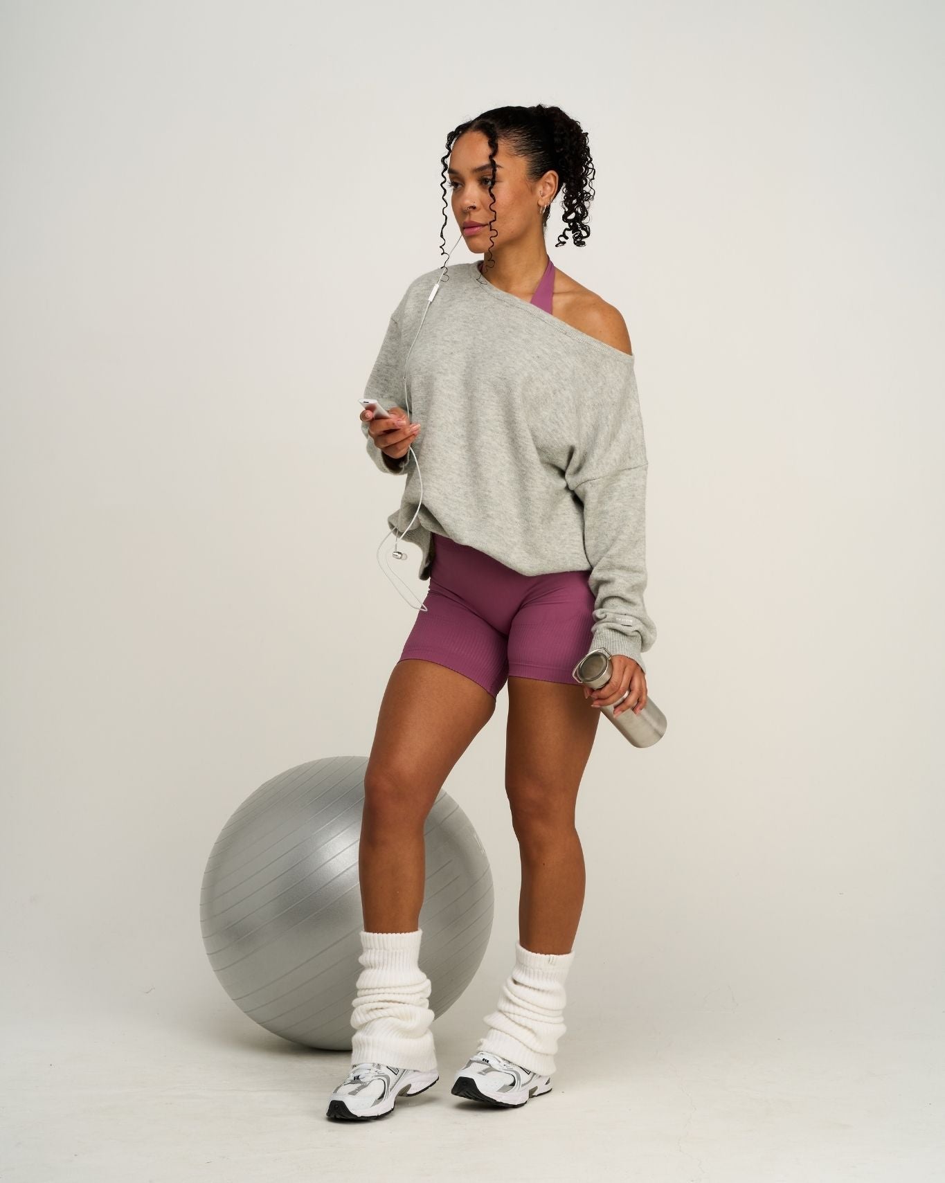 Elevate™ Sculpting Mid Waist Scrunch Shorts | Orchid Mauve