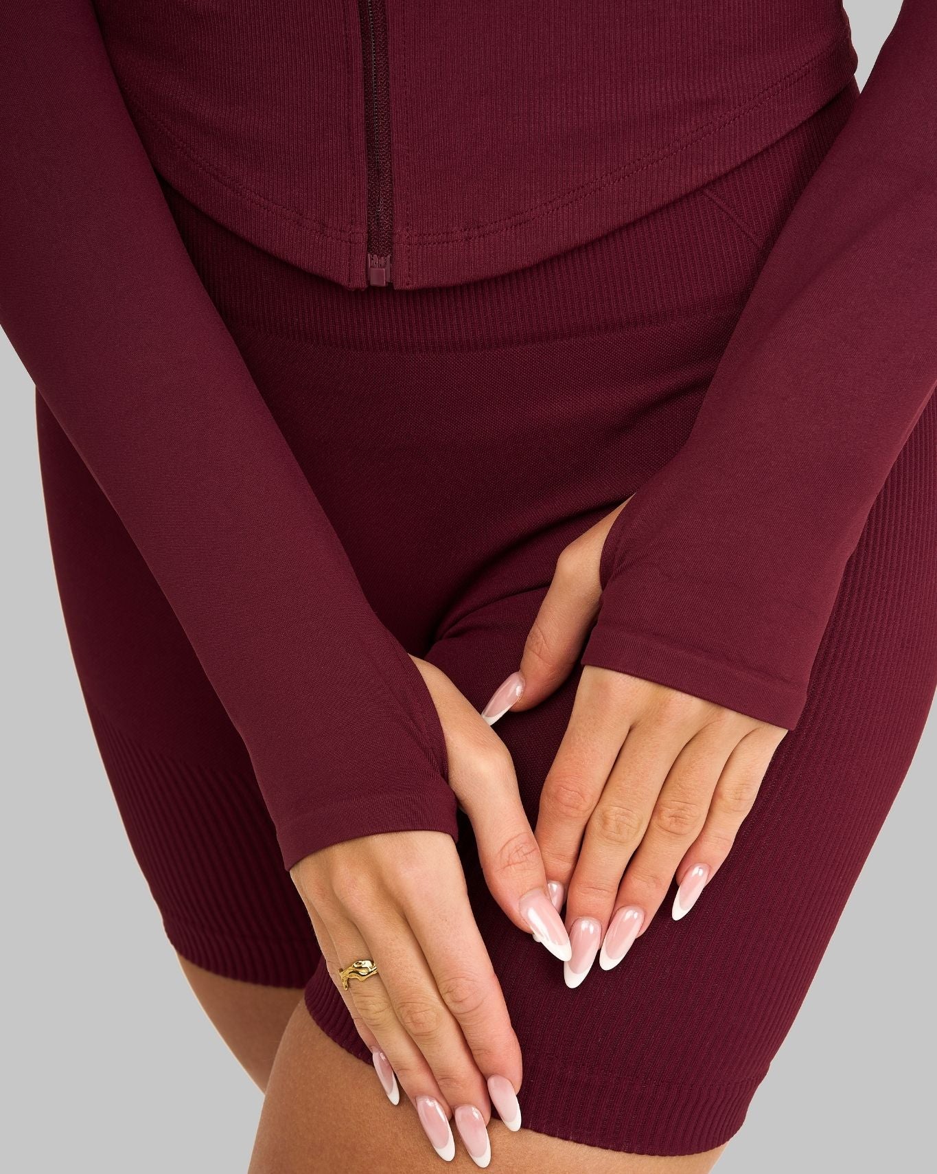 Elevate Sculpt Shapewear Jacket | Cranberry