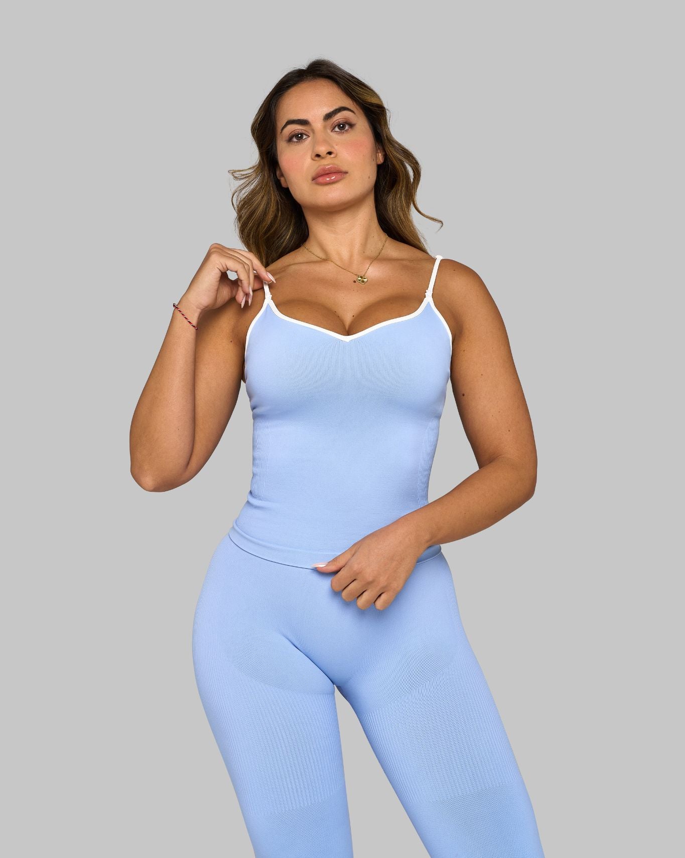 Outline Sweetheart Tanktop | Glacier