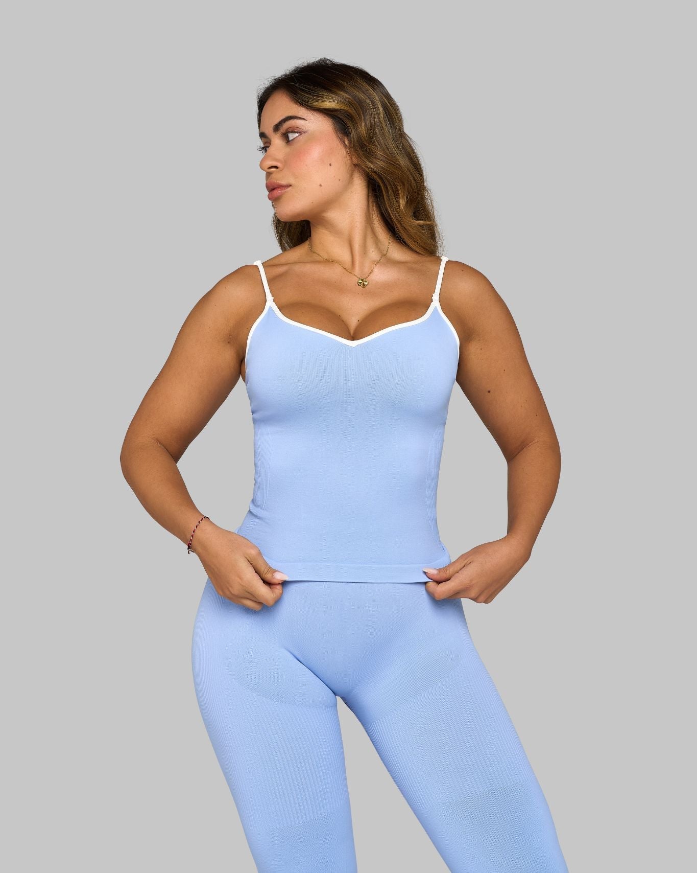 Chiara Sweetheart Tanktop | Glacier