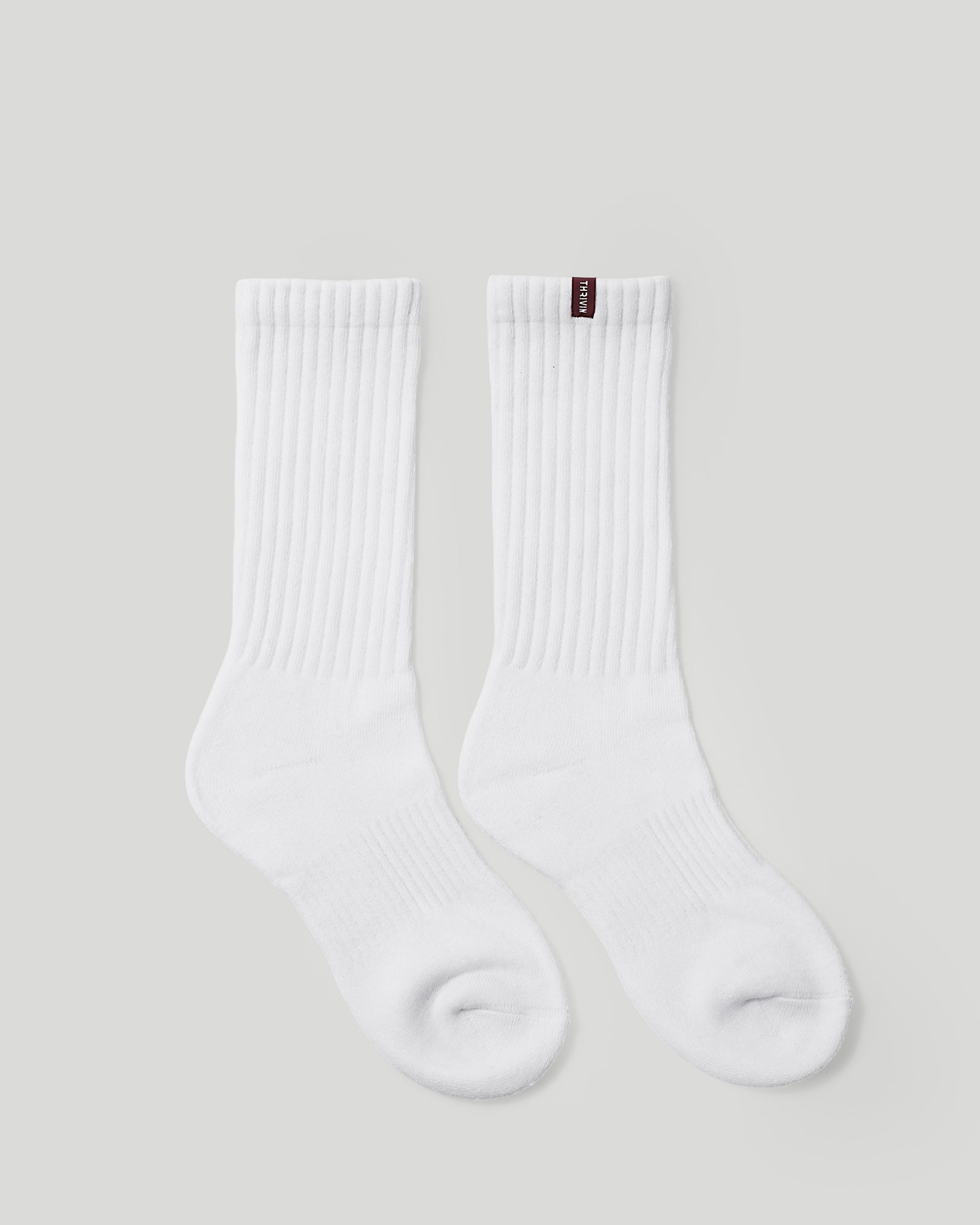 THRIVIN Ruffle Socks Long "White"