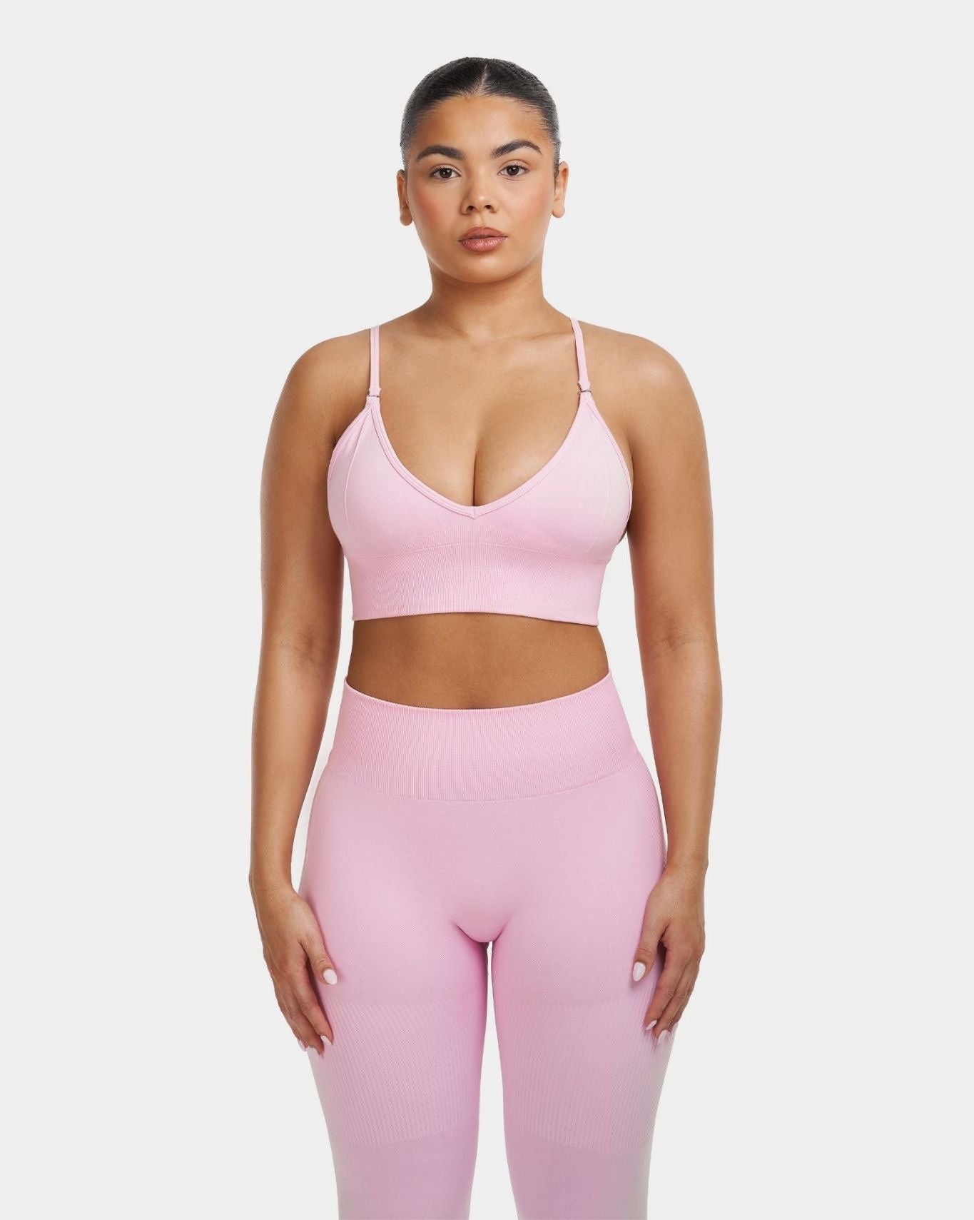 Multi-Way Sculpt Seamless Bra | Pilates Pink