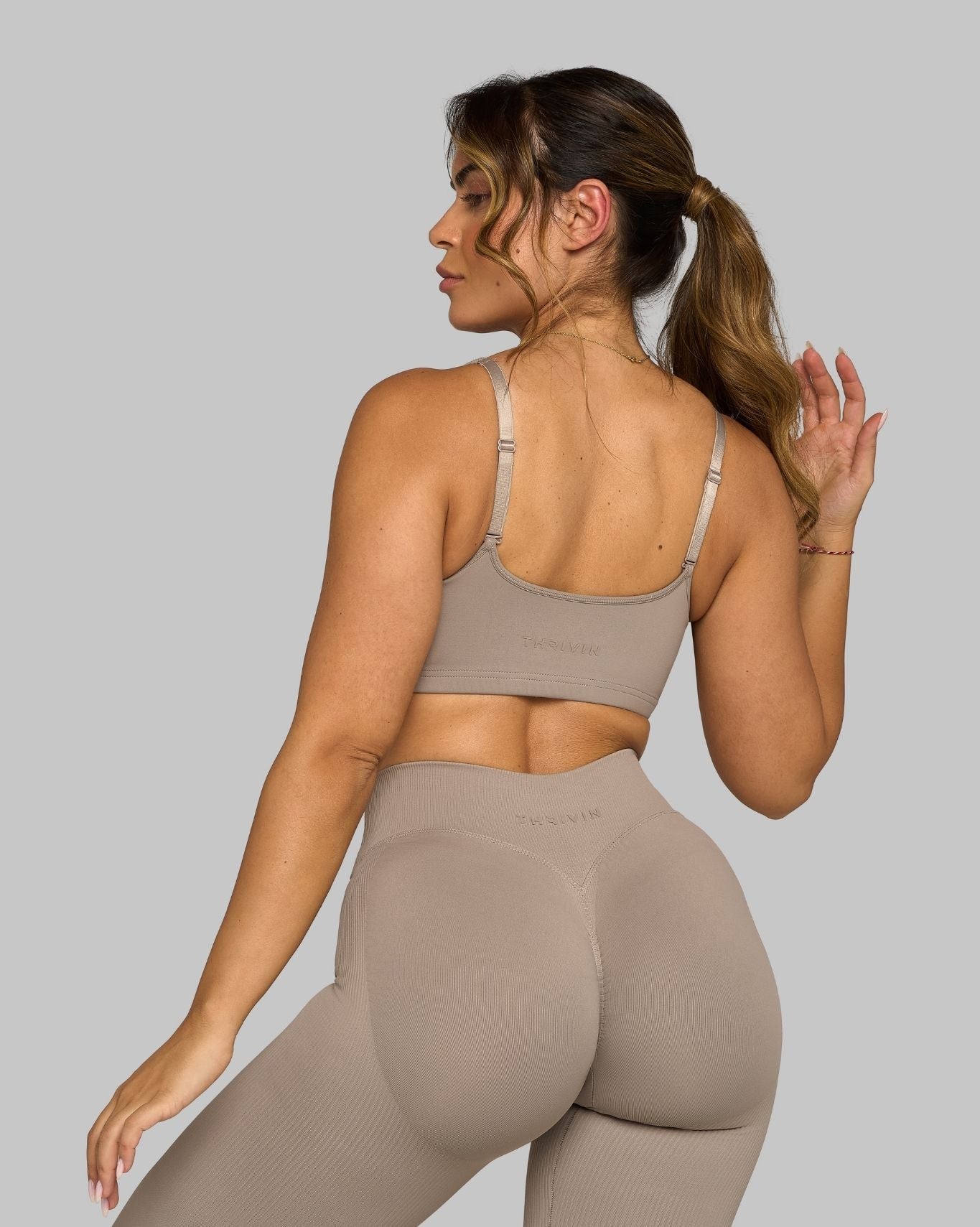 Chiara Sweetheart Impact Bra | Latte