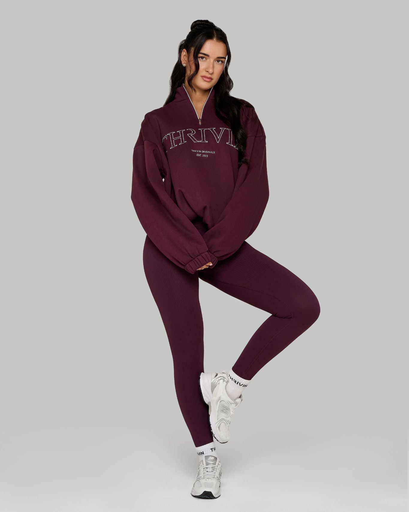 Original Halfzipper Sweater | Winter Plum