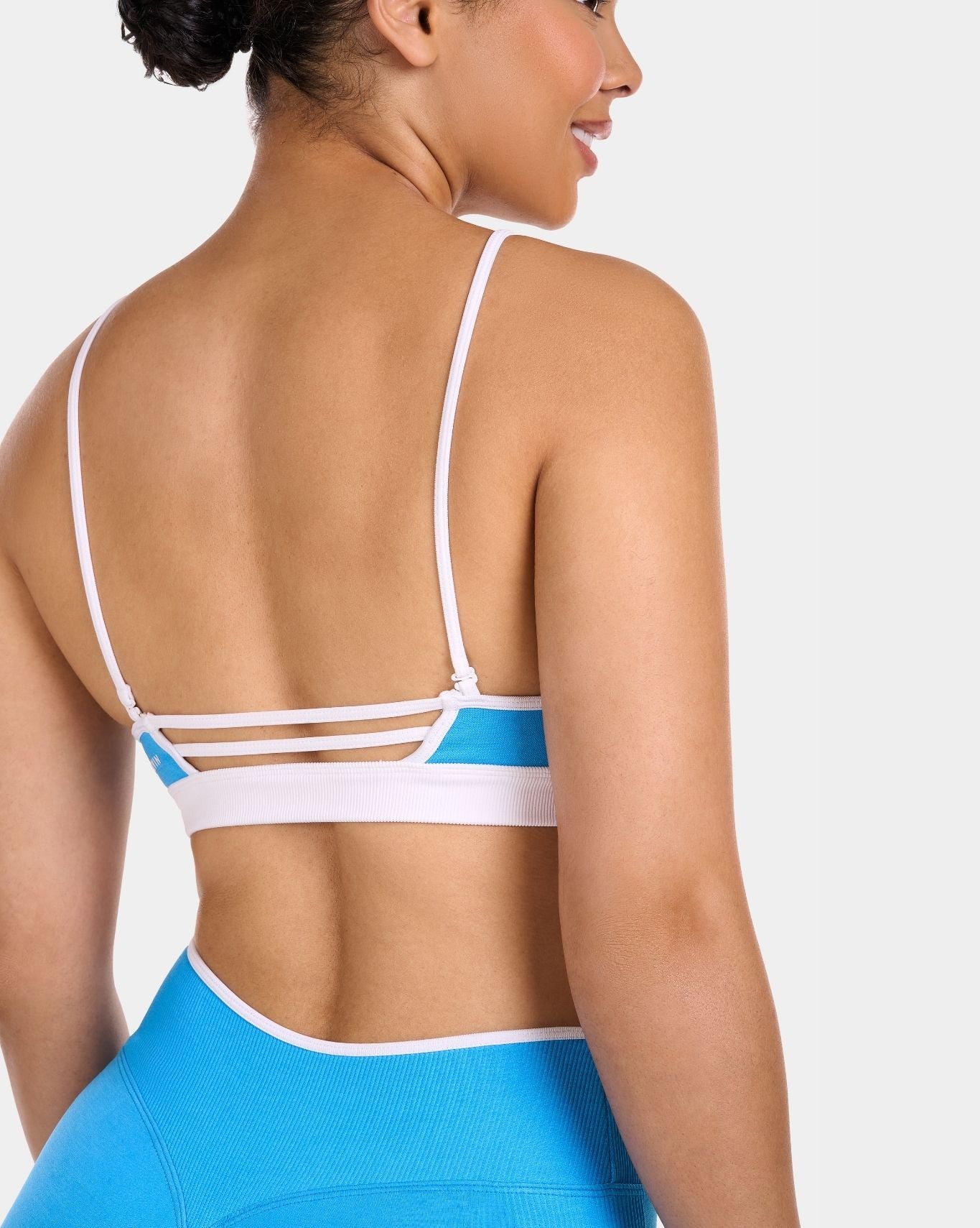 Multi-Way Rewind V-Edge Bra | Sky Blue