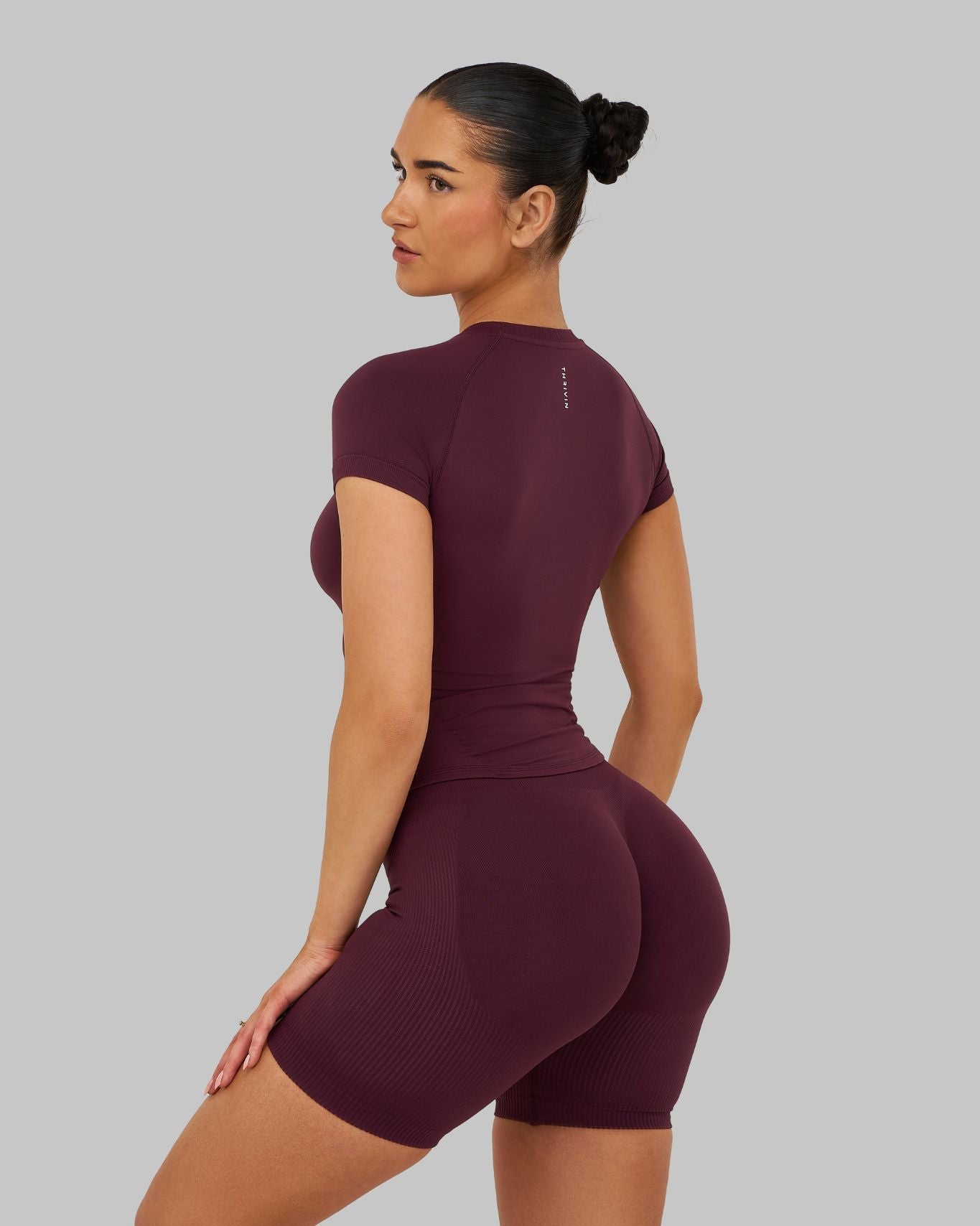 Elevate Compression T-shirt | Winter Plum