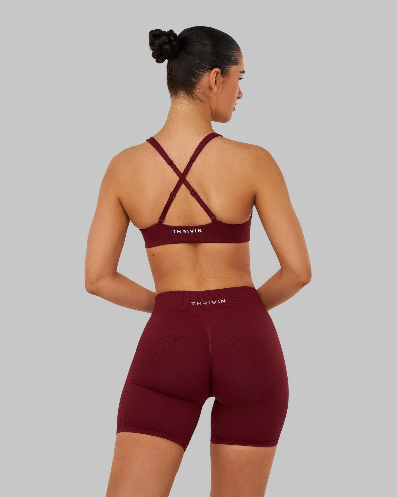 Elevate Medium Impact Bra | Fine Wine
