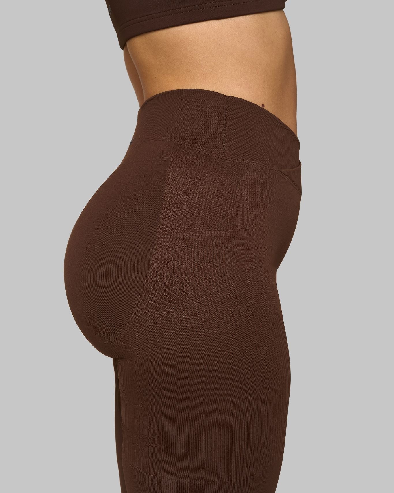 Chiara V Flared Leggings | Bourbon Brown