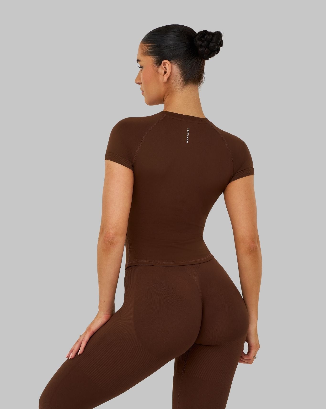 Elevate Compression T-shirt | Bourbon Brown