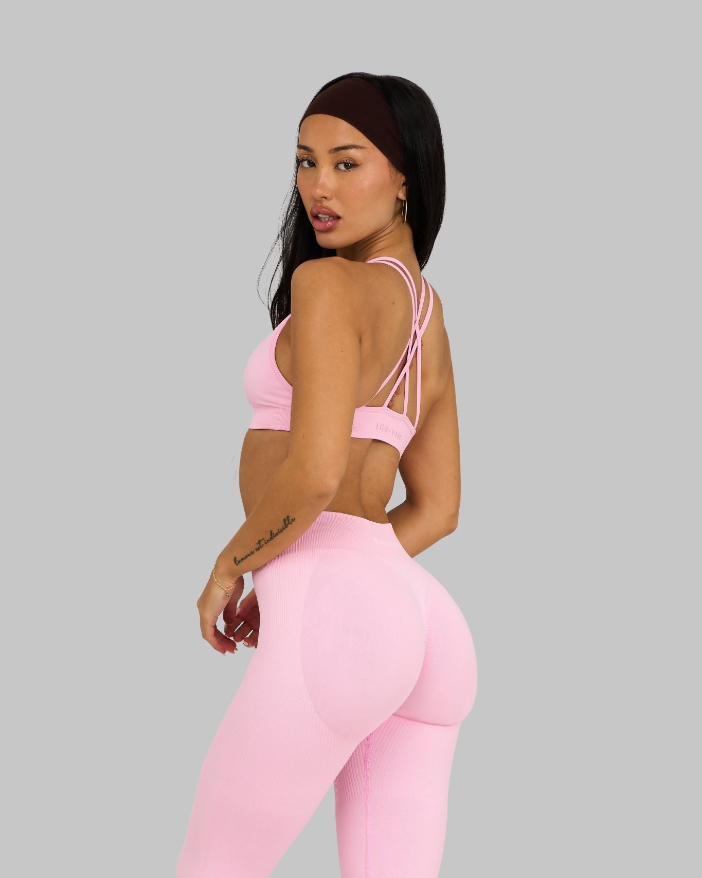 Chiara V-Neck Sculpt Seamless Bra | Candy Pink