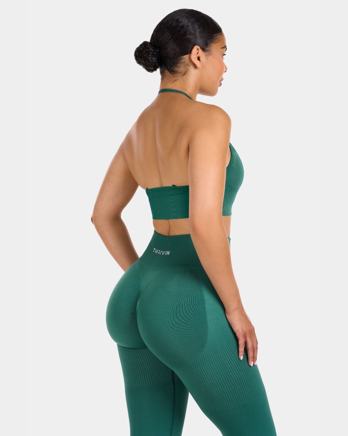 Multi-Way Sculpt Seamless Bra | Emerald green