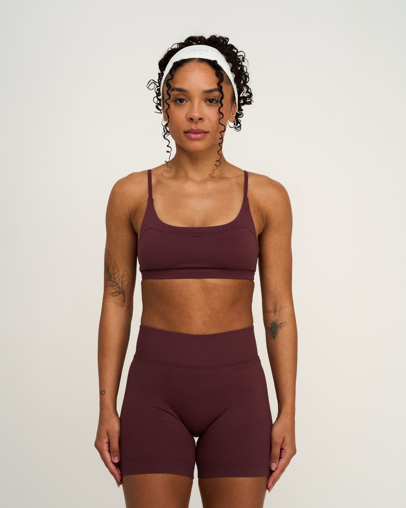 Elevate™ Sculpting Seamless Scoop Neck Bra | Dark Mauve
