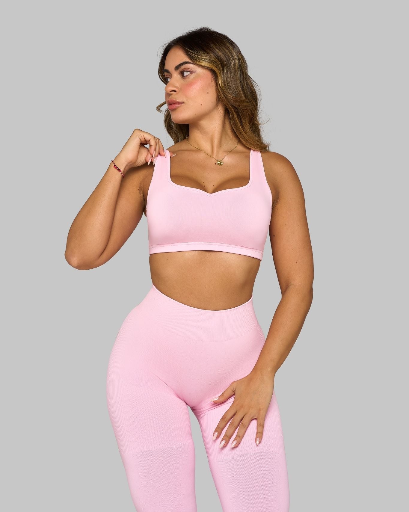 Elevate Sweetheart Impact Bra | Candy Pink