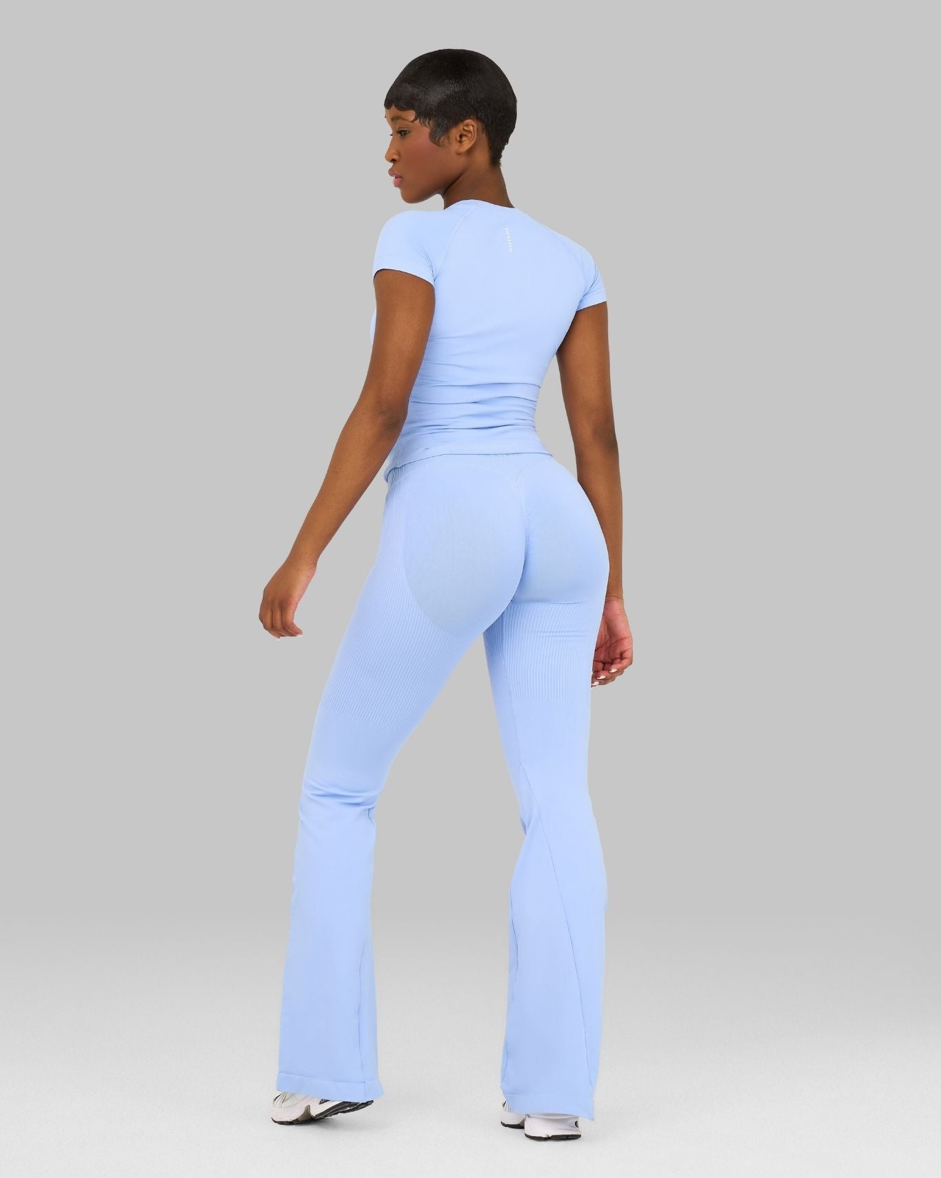 Elevate V-Waist Flared Leggings | Glacier