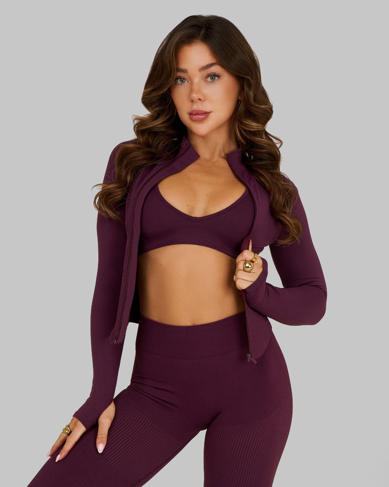 Elevate Sculpt Shapewear Jacket | Winter Plum