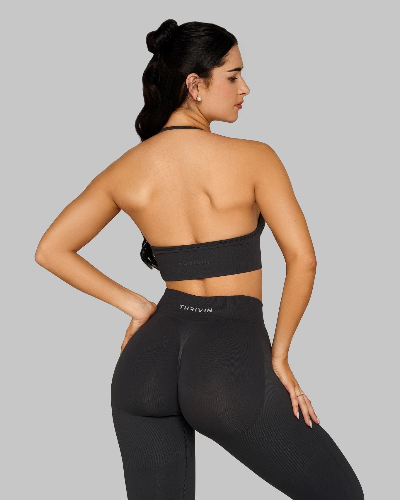 Elevate Multiway Sculpt Seamless Bra | Charcoal Grey