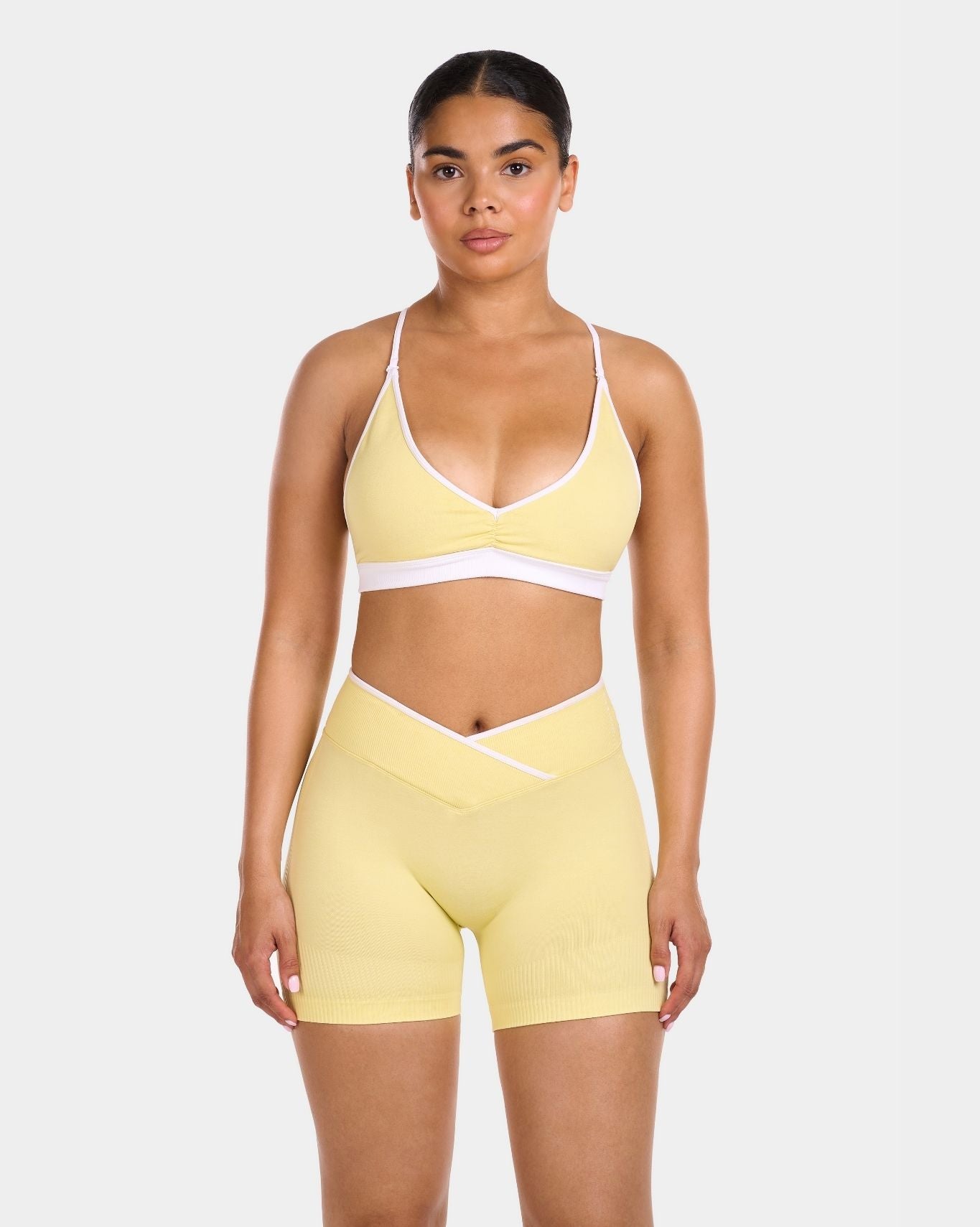 Multi-Way Rewind V-Edge Bra | Lemon Drop