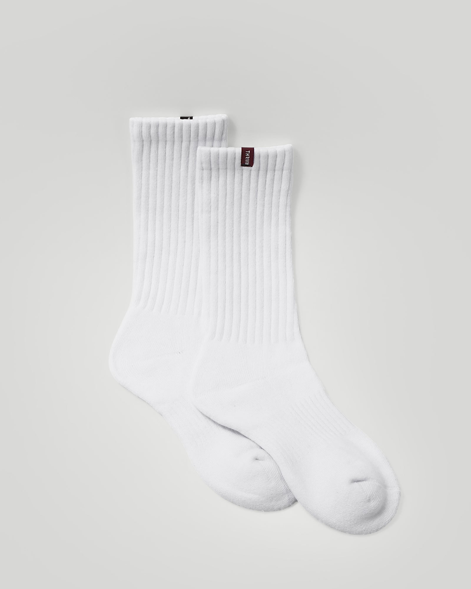 THRIVIN Ruffle Socks Long "White"