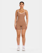 Hotline Multi-Way Sculpt Seamless Bodysuit | Caramel