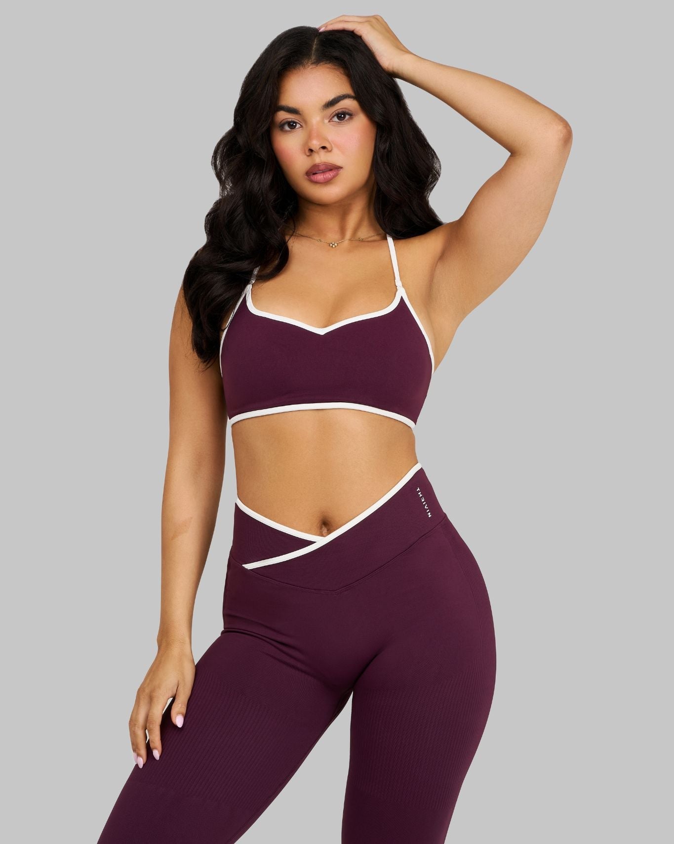 Alex is 5’5” and wears a size S.