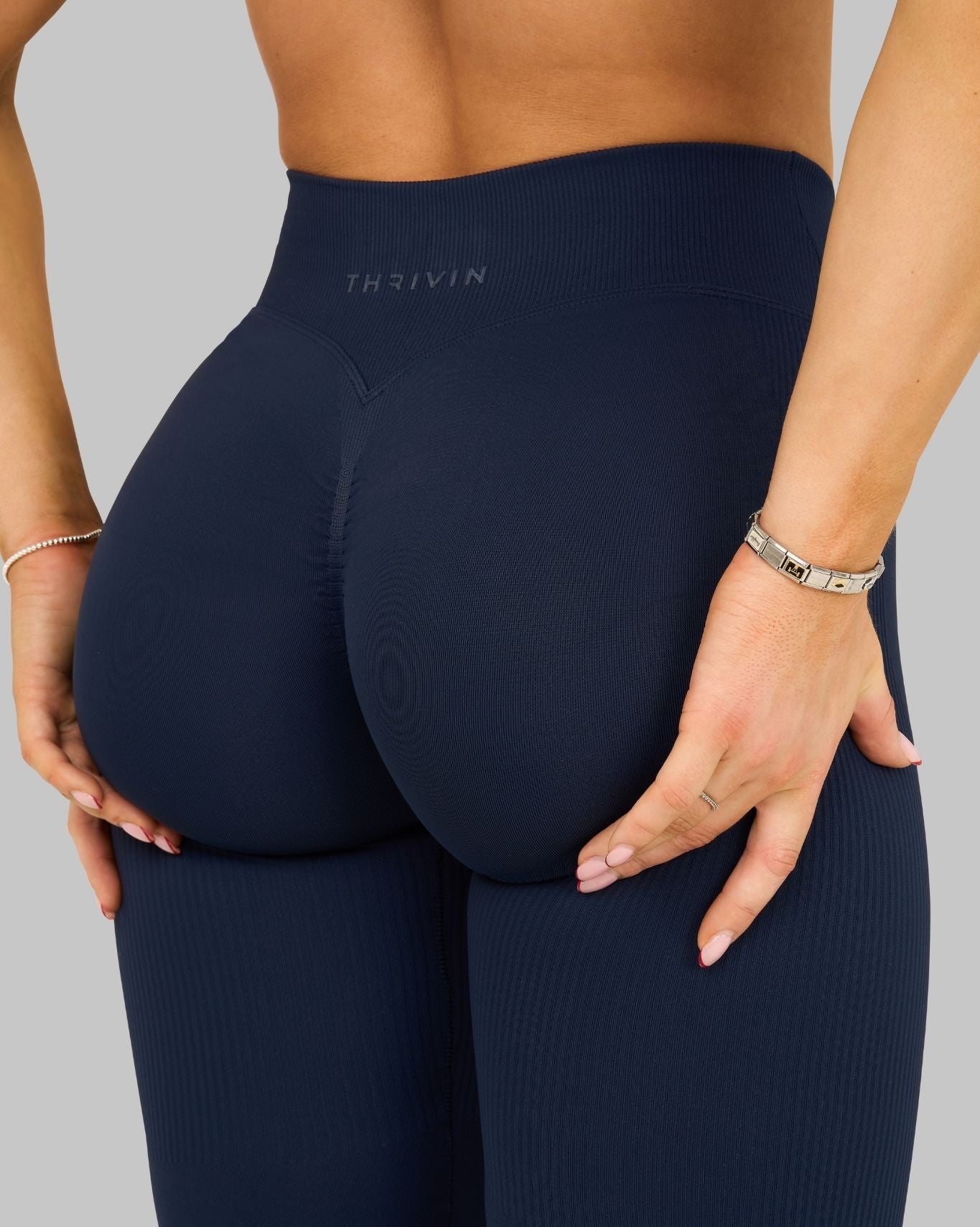 Elevate V-Waist Flared Leggings | Midnight Navy