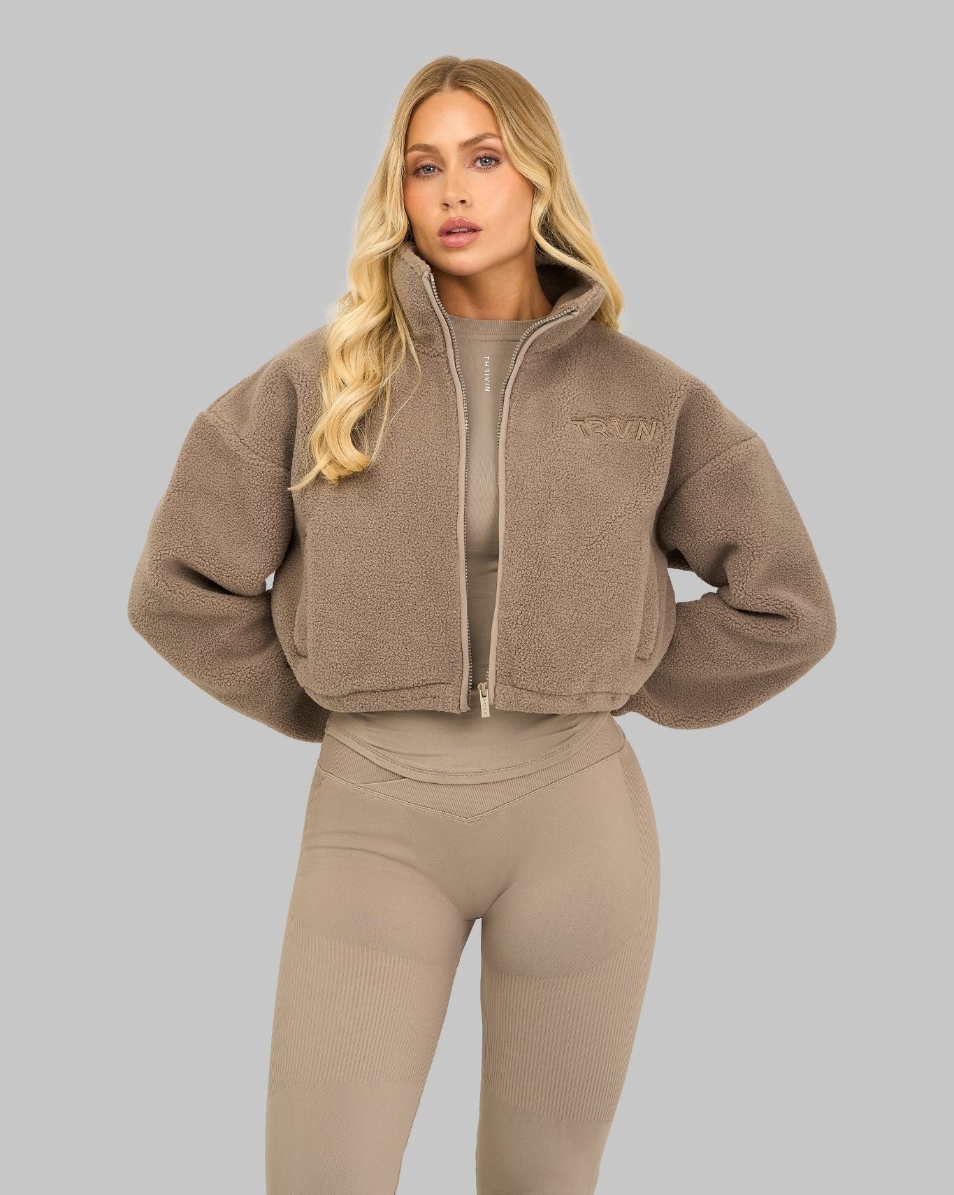 Abby is 167cm and wears a size S.