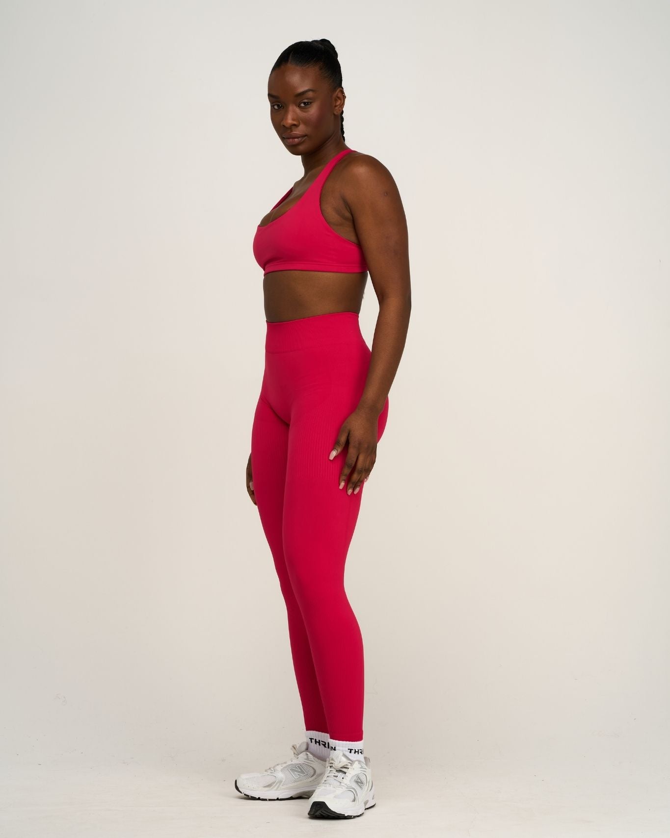 Elevate™ Sculpting Mid Waist Scrunch Leggings | Strawberry