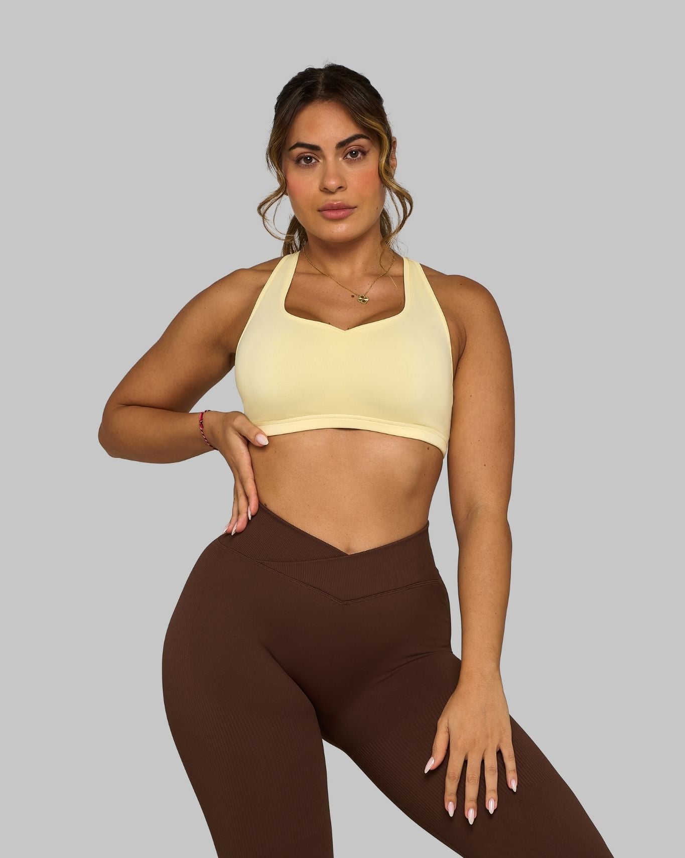 Elevate Sweetheart Impact Bra | Lemon Sorbet