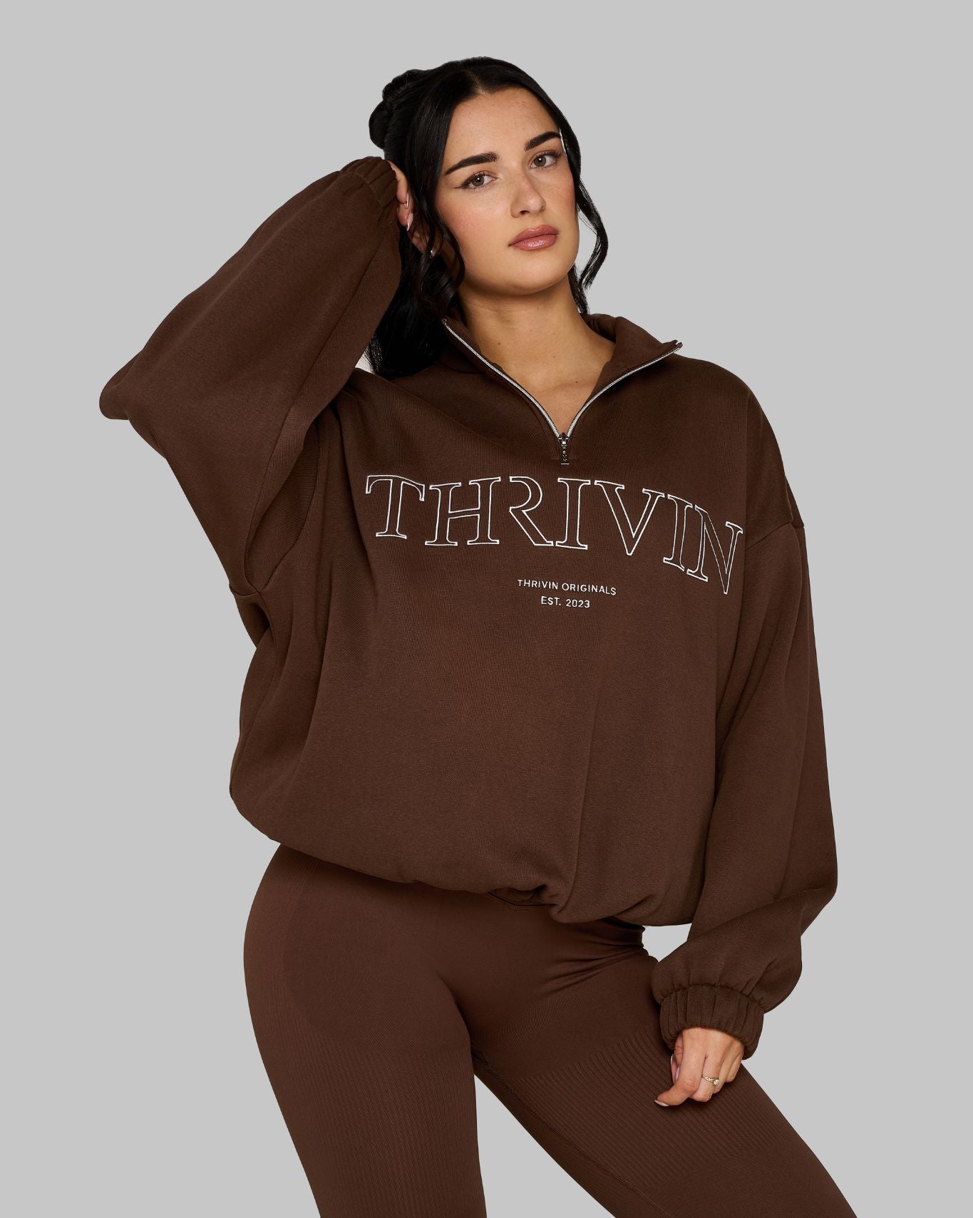 Original Halfzipper Sweater | Bourbon Brown