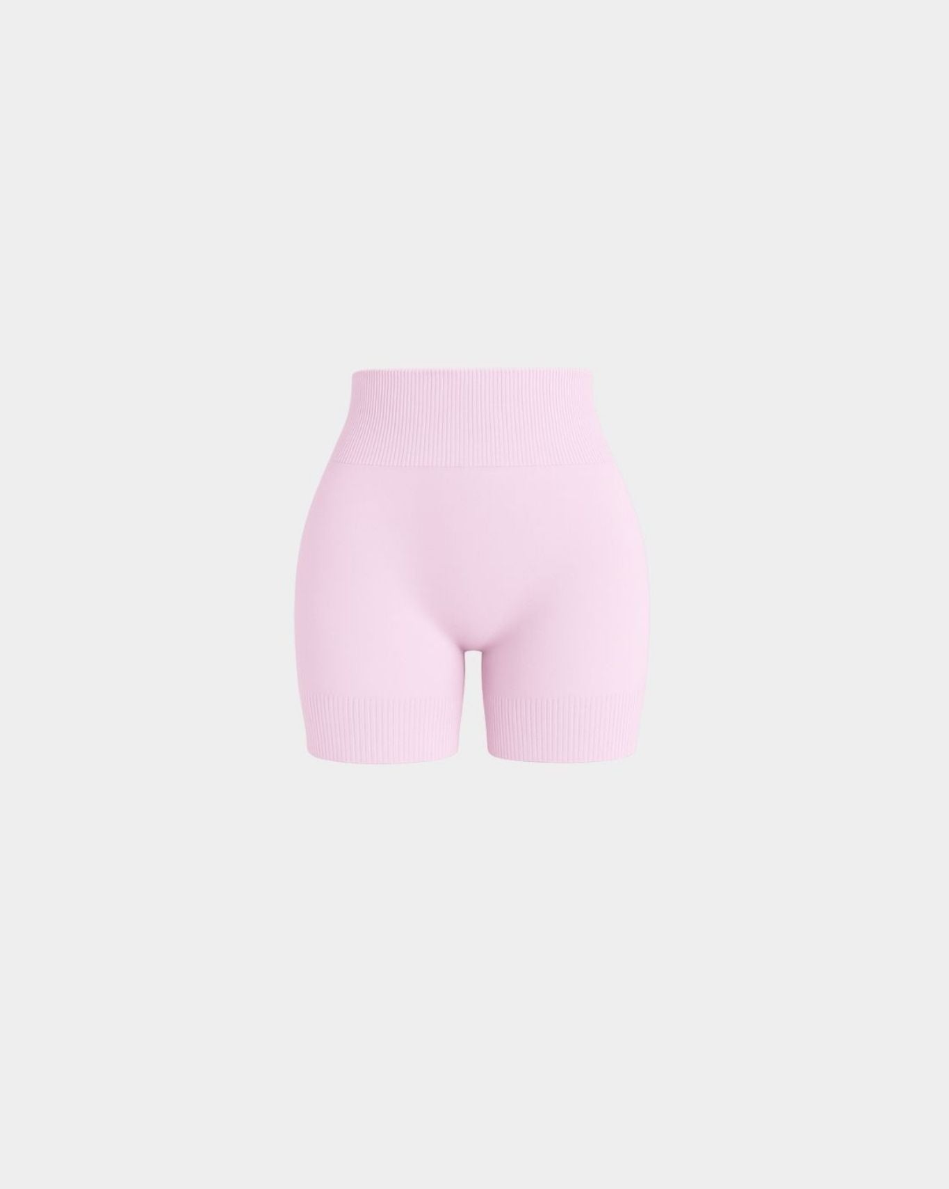 Seamless Sculpt Ribbed Contour Shorts | Pilates Pink