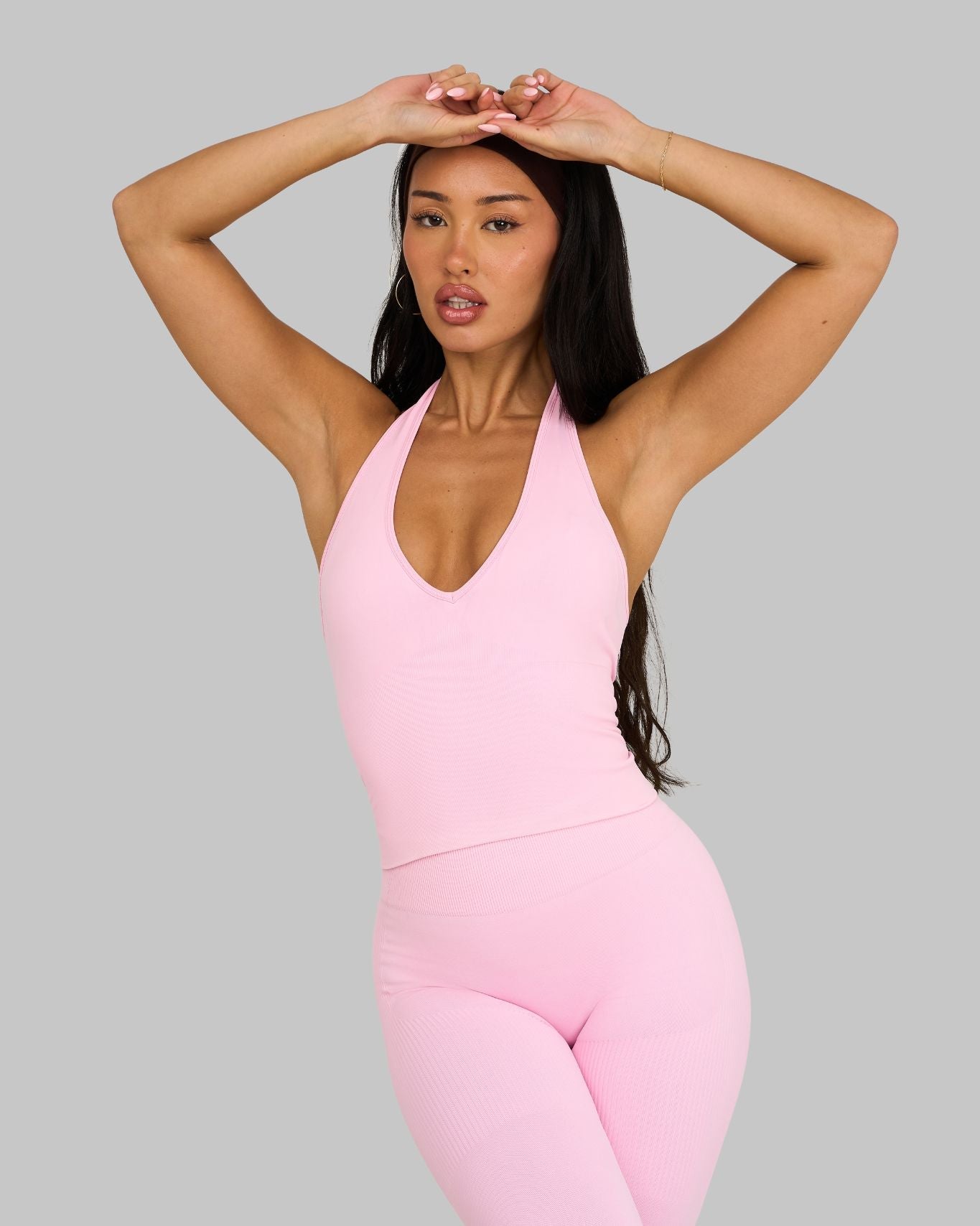 Elevate Sculpting Shapewear Top Halterneck | Candy Pink