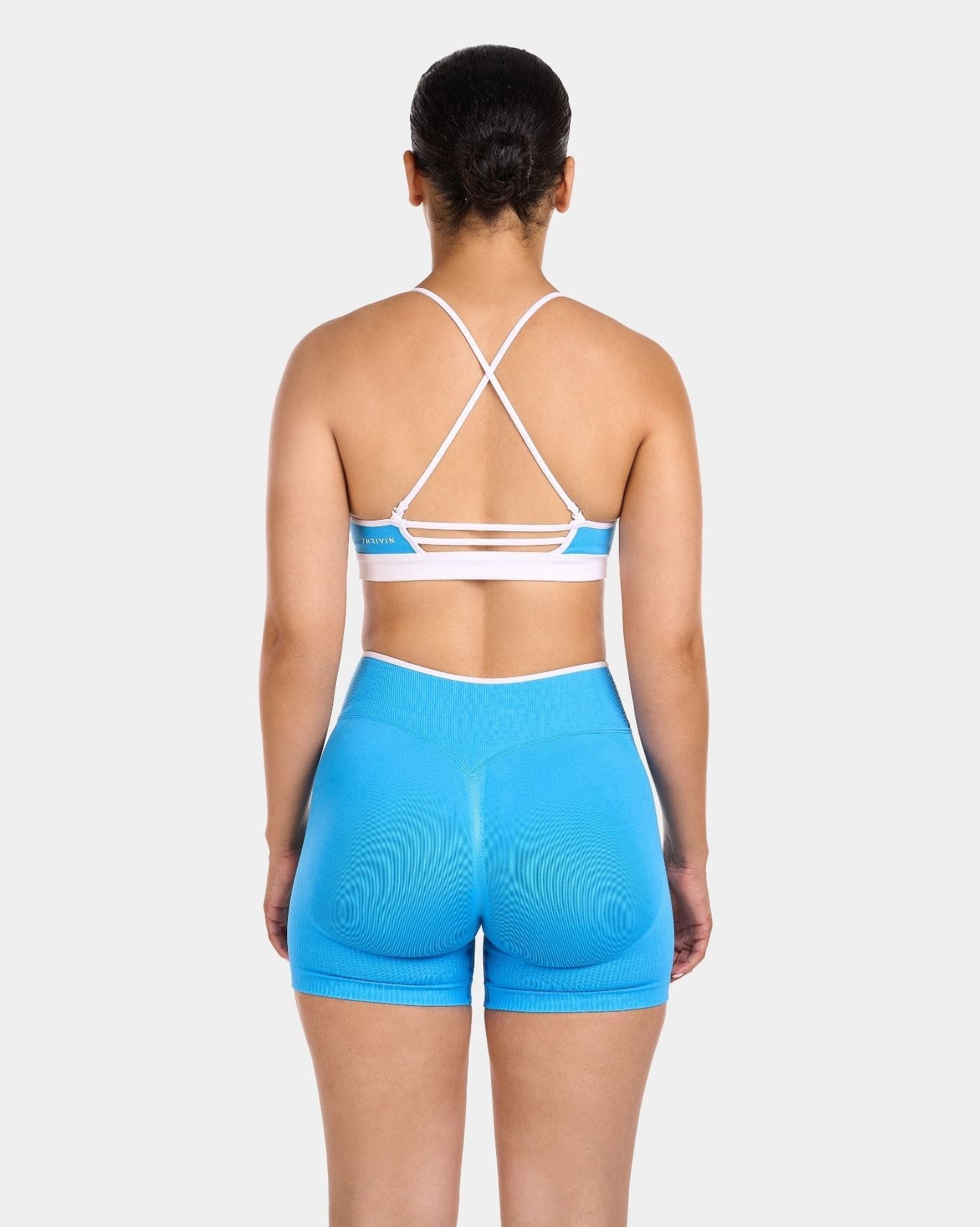 Multi-Way Rewind V-Edge Bra | Sky Blue