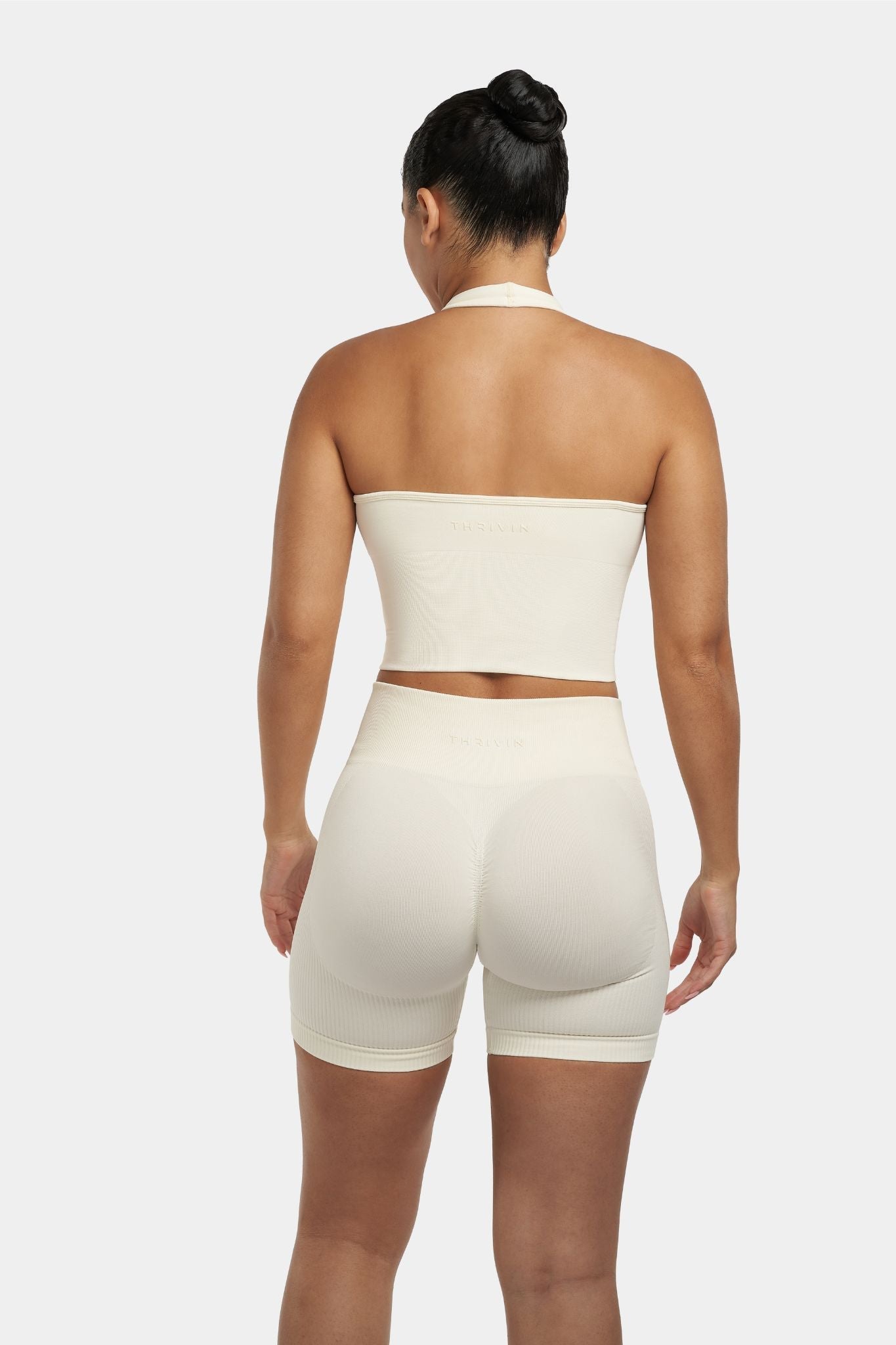 Sculpting Shapewear Top Halterneck | Off-White