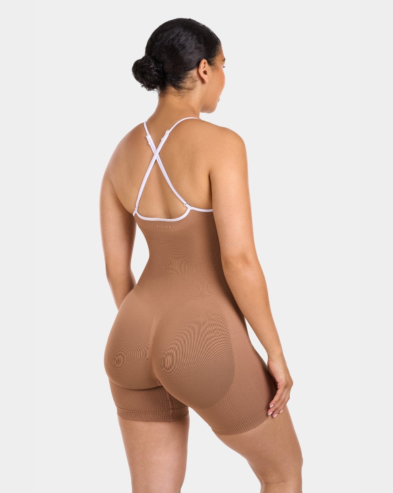 Hotline Multi-Way Sculpt Seamless Bodysuit | Caramel