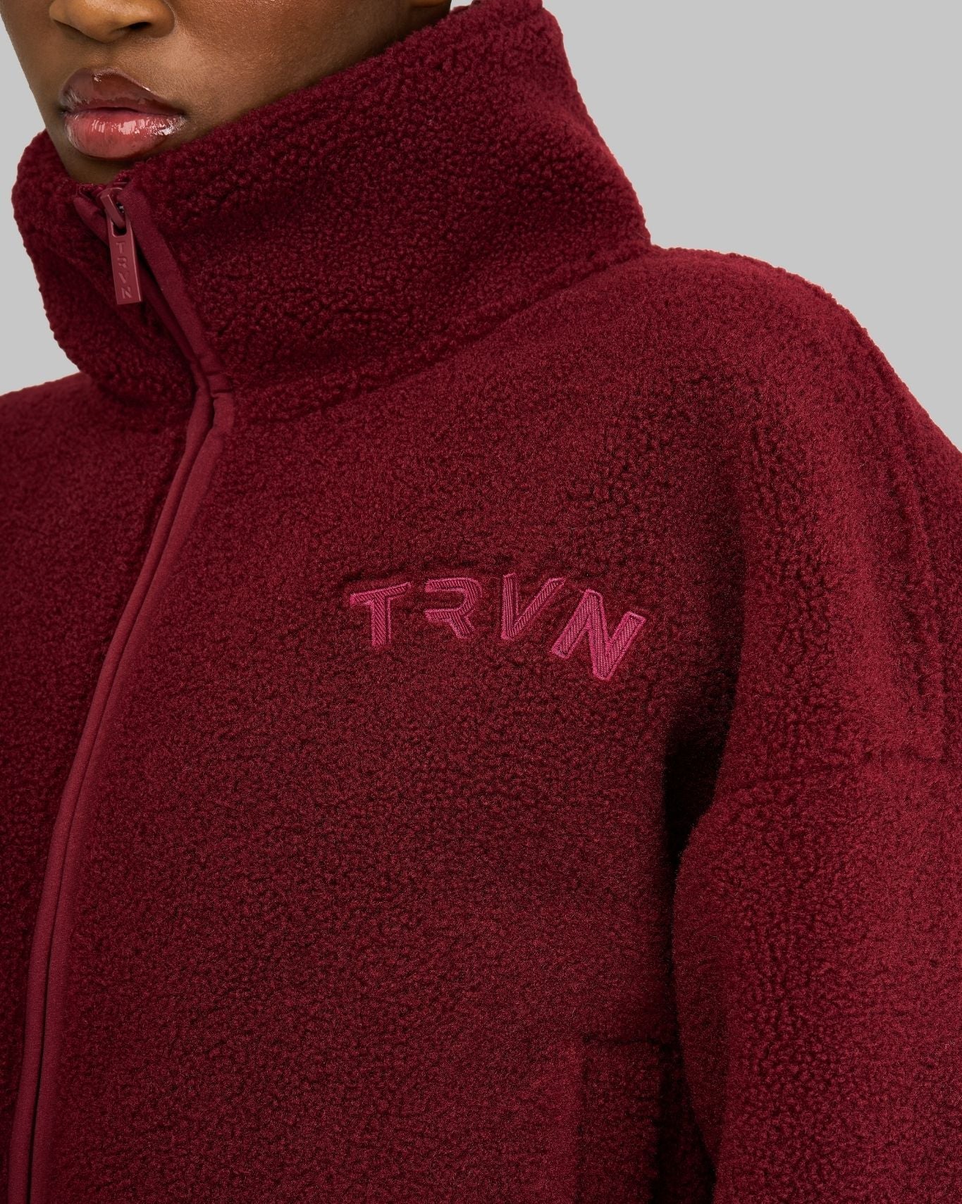 Essential Teddy Fleece Jacket | Fine Wine