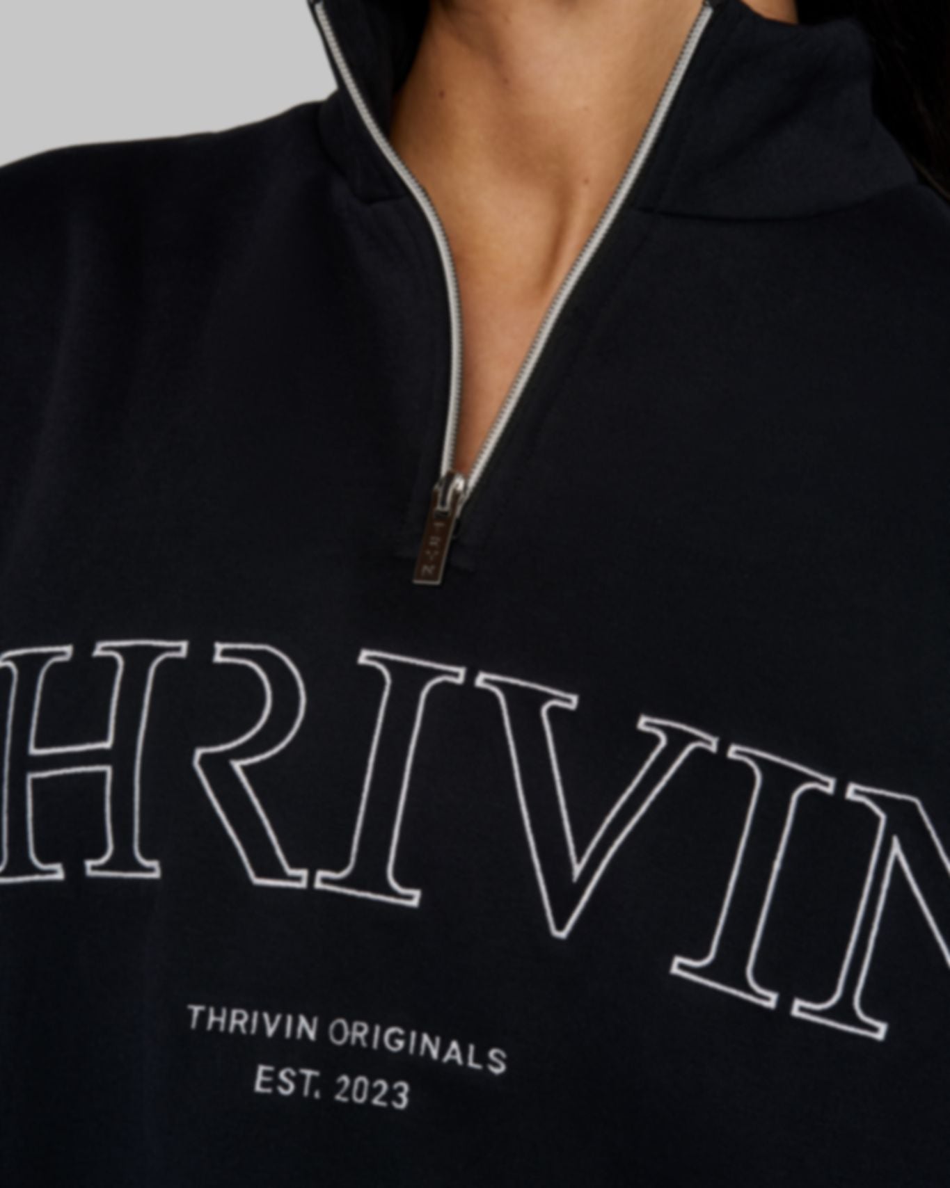 Original Halfzipper Sweater | Night Black