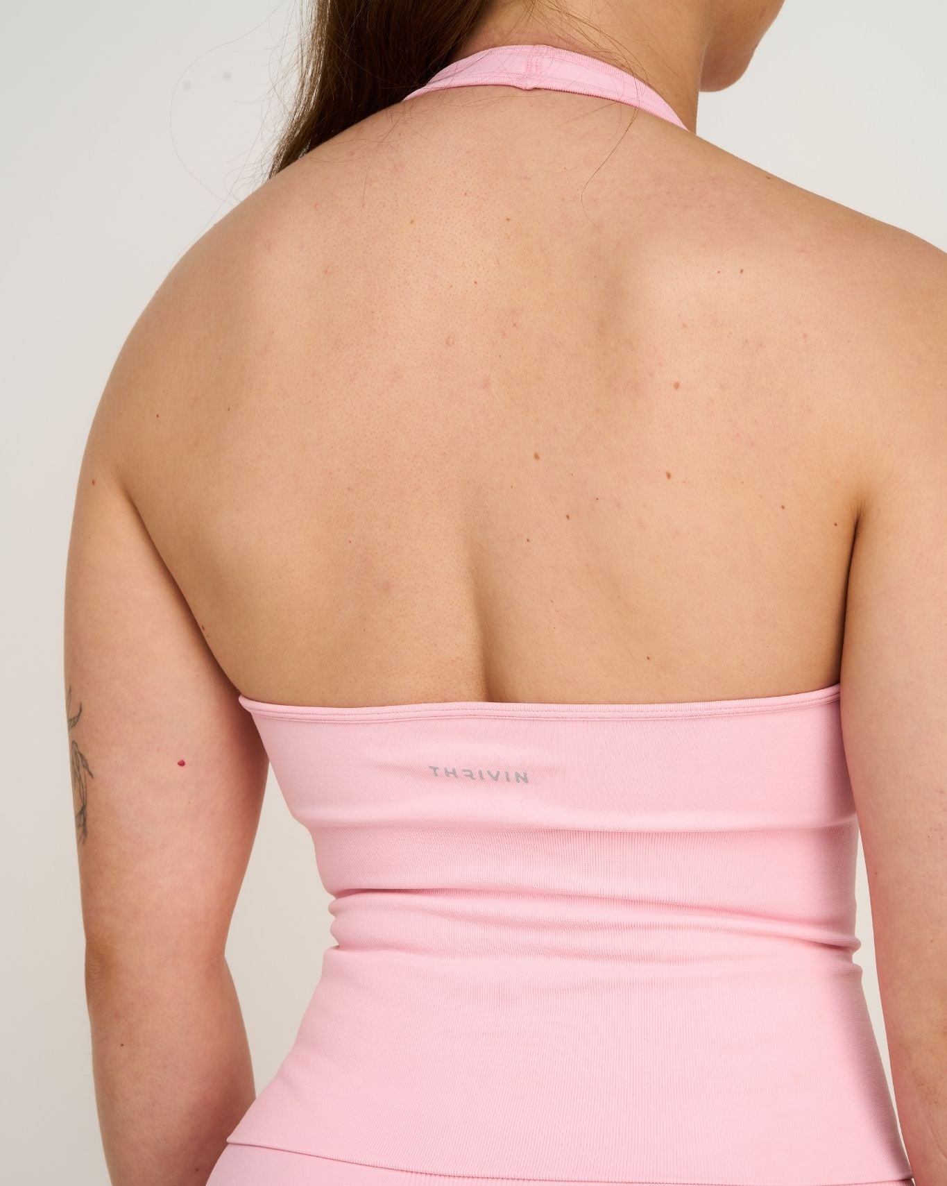Elevate™ Sculpting Seamless Halterneck Top | Cotton Pink
