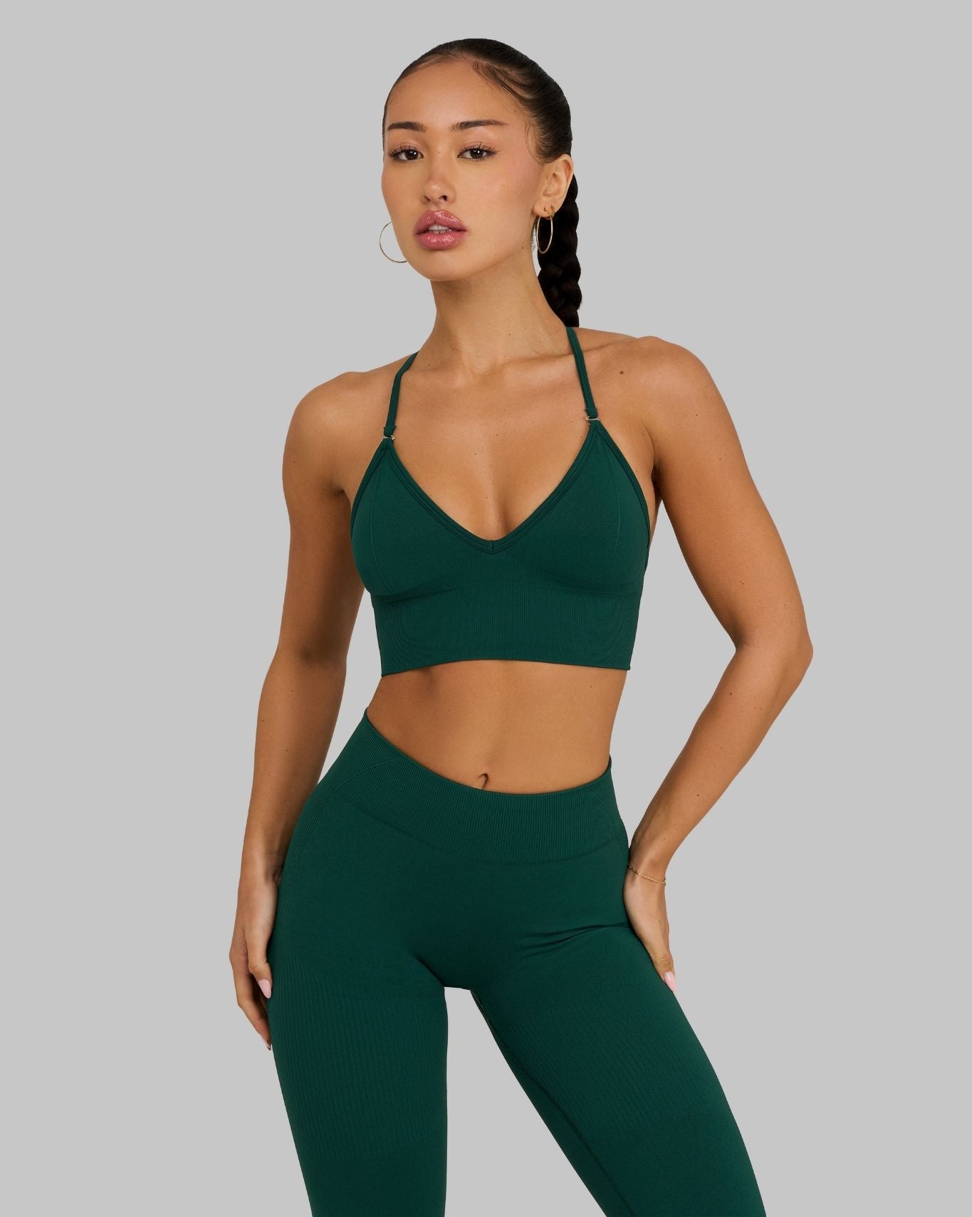 Elevate Multiway Sculpt Seamless Bra | Pine Green