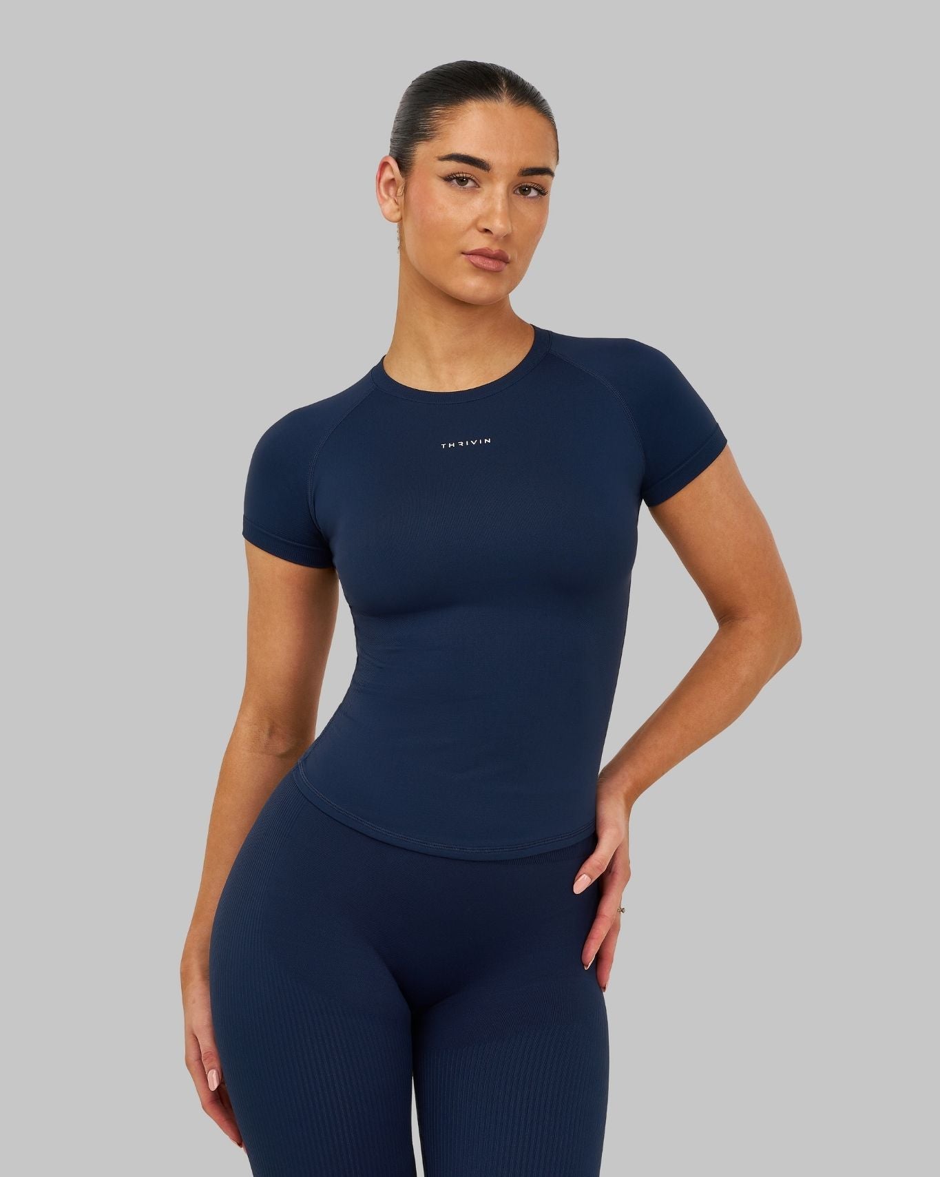 Elevate Compression T-shirt | Midnight Navy